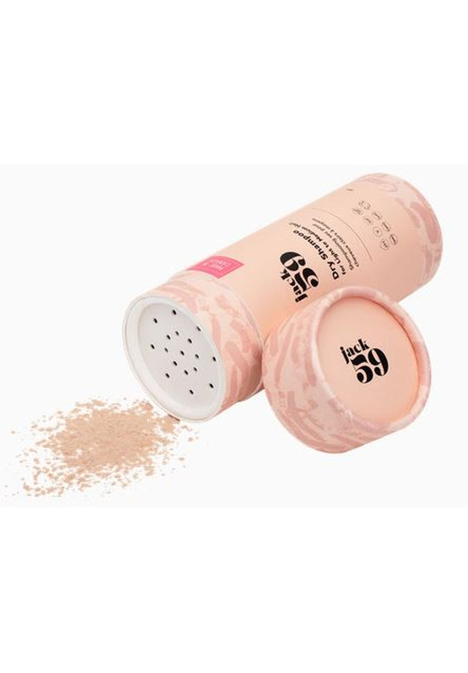 Jack59 Dry Shampoo for Oily Hair - Volumizing & Refreshing Powder Spray - Perfect for Travel, Gym & Quick Hair Refresh