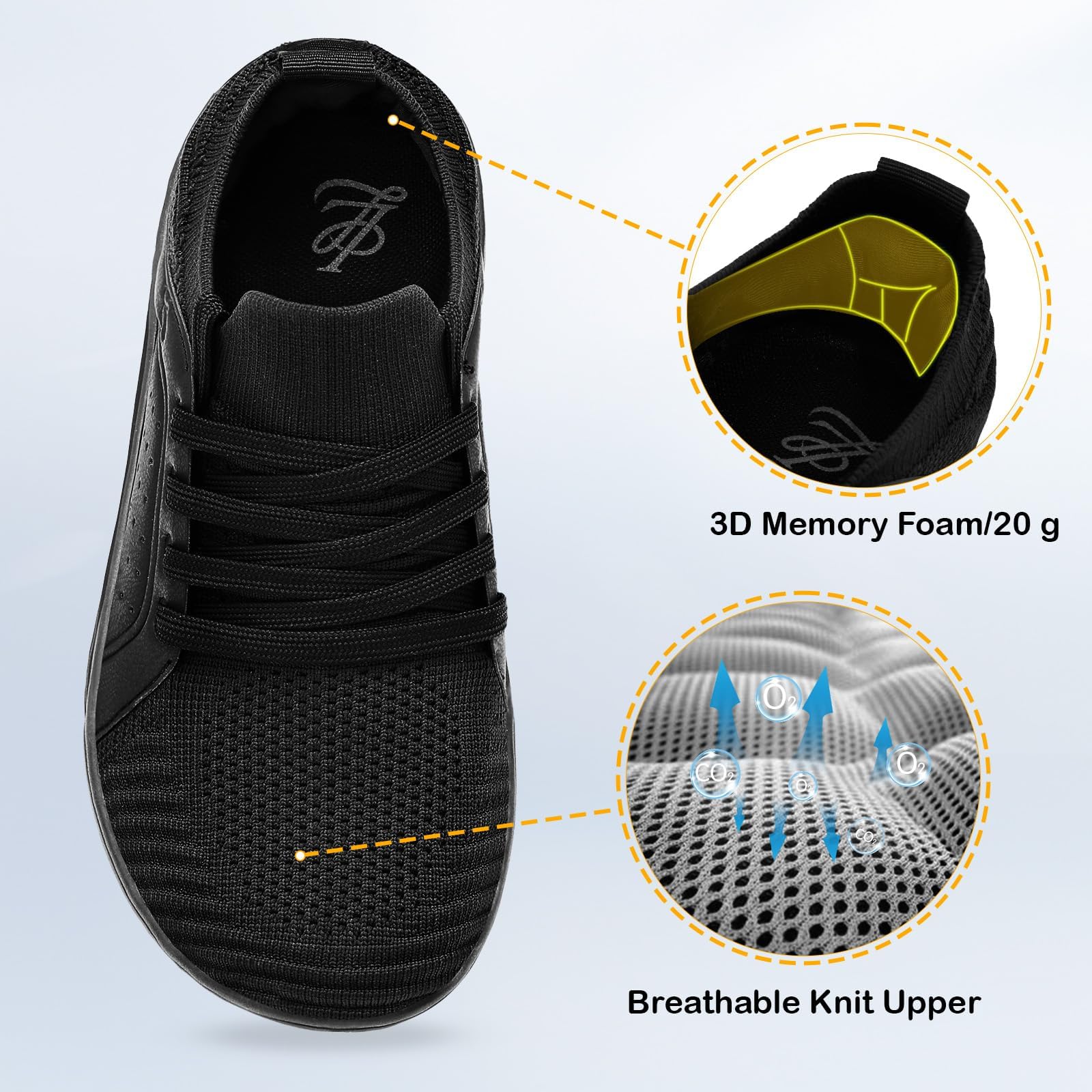 Women's Barefoot Shoes - Wide Toe Minimalist Walking Shoes | Breathable Zero Drop Sneakers for Running & Trail | Comfortable Fashion Footwear for Outdoor Activities, Gym Workouts & Daily Wear