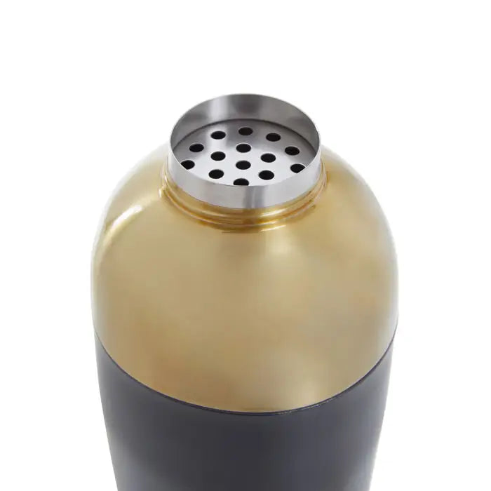 Premium Black & Gold Mixology Cocktail Shaker Set - Professional Bar Tools for Home Bartending & Cocktail Parties - Perfect for Mojitos, Margaritas & Craft Cocktails