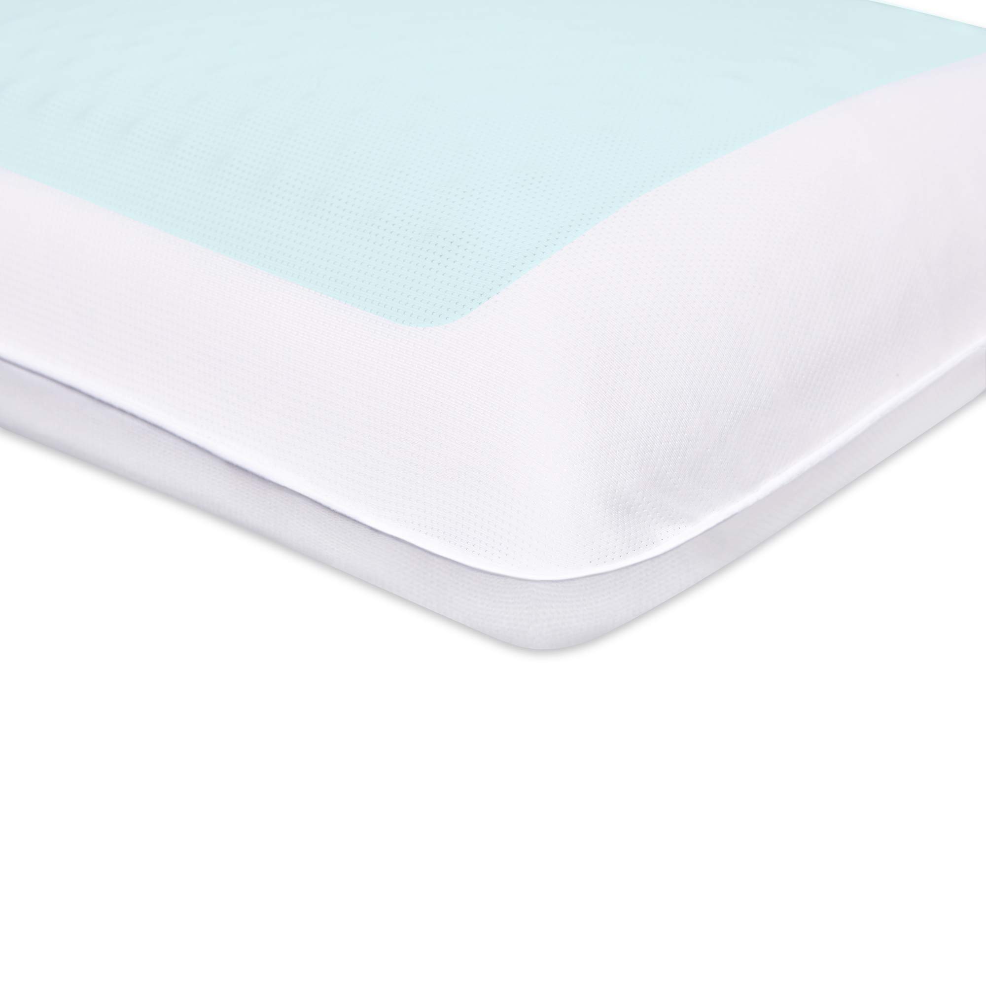 Comfortable Blue Bubble Gel Memory Foam Pillow - Queen Size for Better Sleep