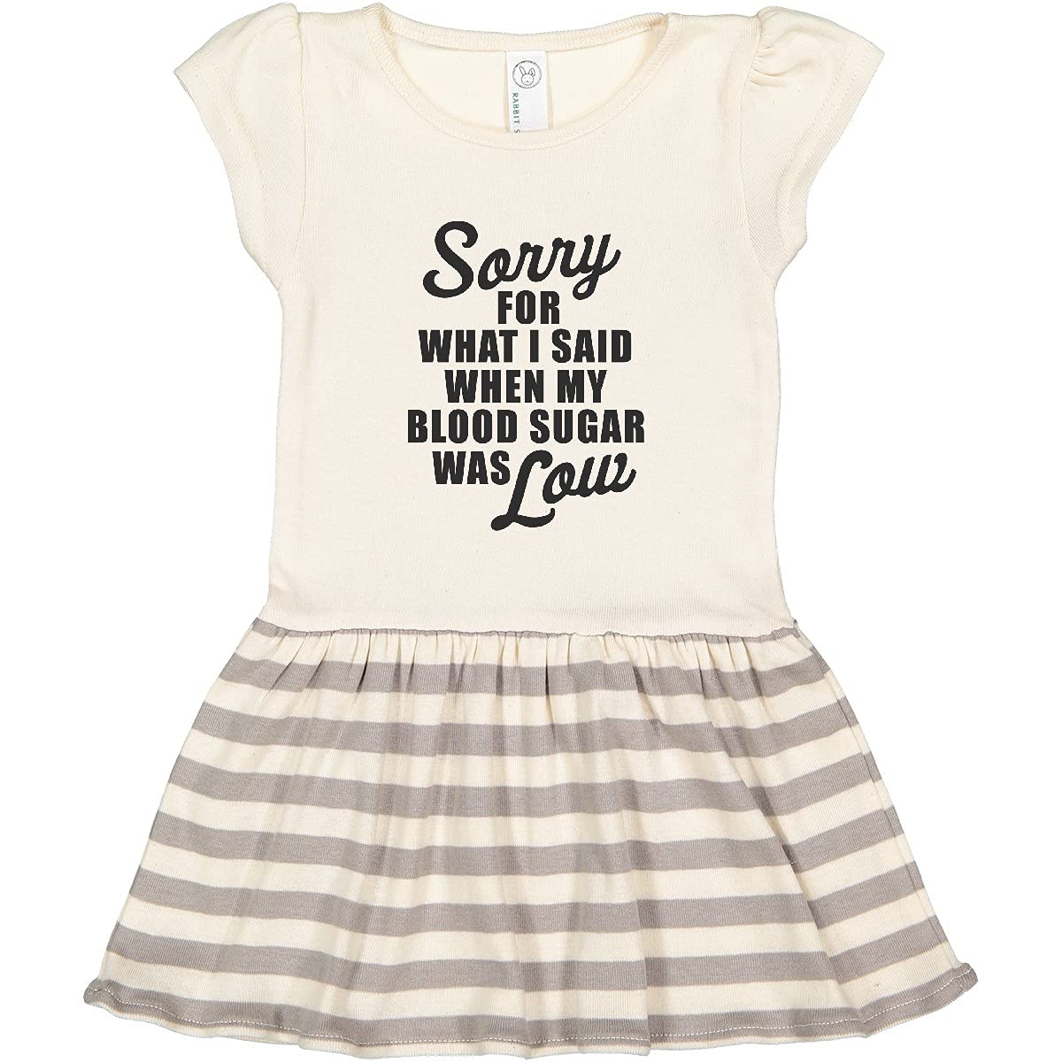 Diabetes Awareness Toddler Dress - Cute Outfit for Blood Sugar Support