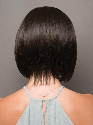 Jolie Wig - Maple Sugar Rooted Short Modern Bob Synthetic Hair with Monofilament Top & Side Part | Includes Comb & Hair Loss Booklet | Perfect for Daily Wear, Cosplay & Hair Loss Solutions