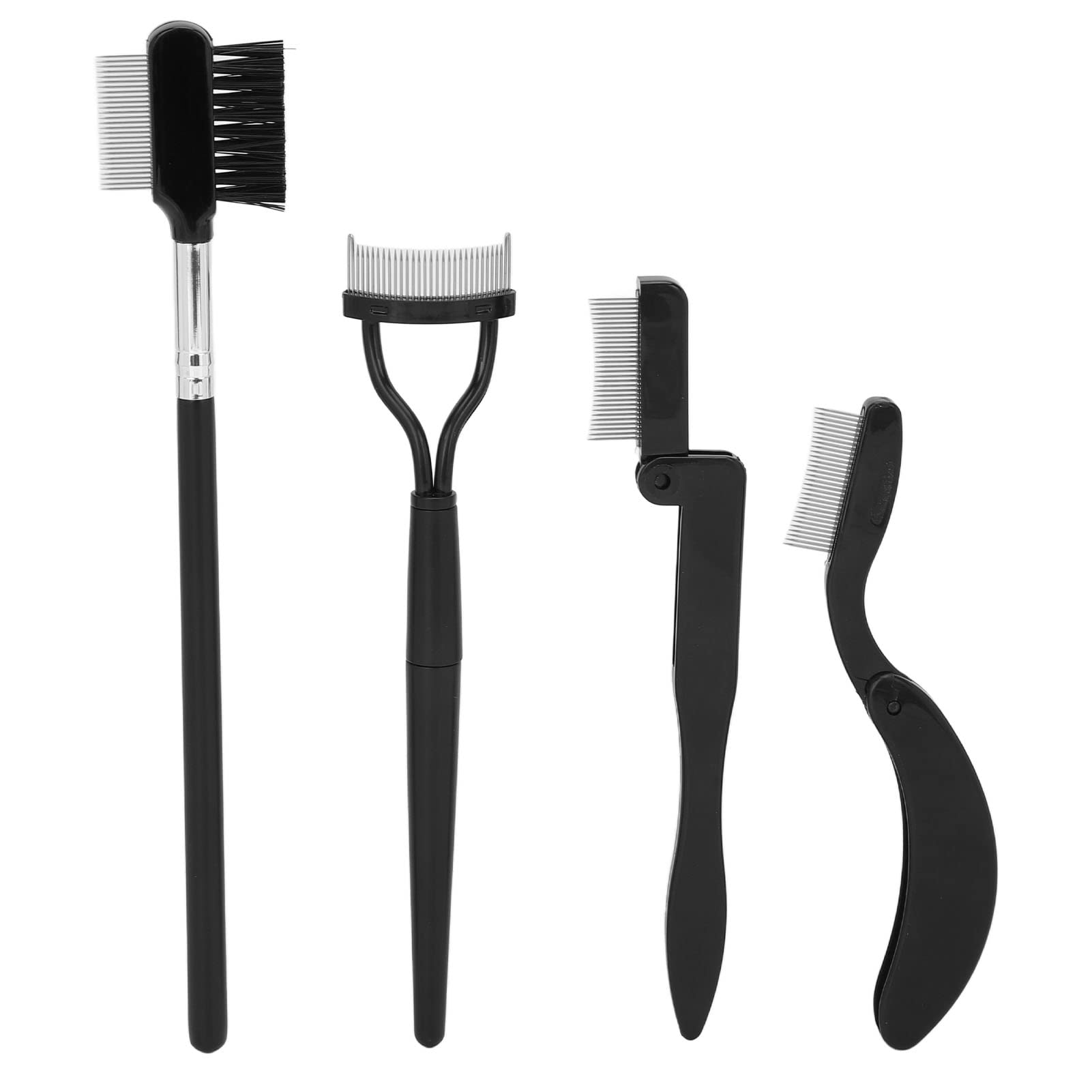 Foldable Eyelash & Eyebrow Comb Brush - Dense Teeth, Easy Grip, Lightweight for Women & Girls | Perfect for Travel, Makeup Kits & Daily Lash Care
