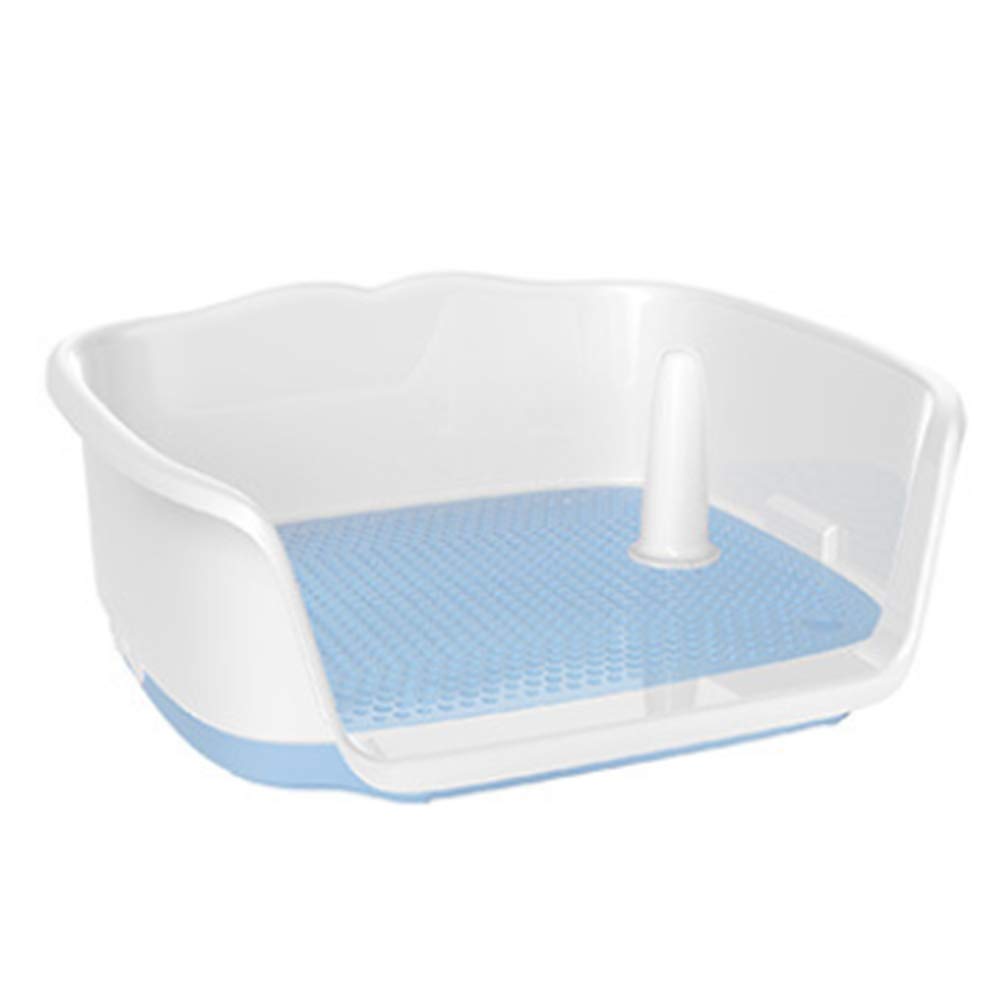 **Wnvivi Dog Training Toilet - Adjustable Puppy Potty Tray with Removable Post & Wall Cover - Indoor Pet Potty Fence for Dogs & Cats - Perfect for Small Apartments & Housebreaking Training**