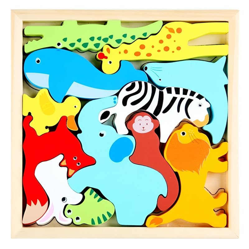 **Channapatna Wooden Puzzle Toy for Kids Ages 3+ | Educational Toddler & Preschool Learning Toy | Safe & Colorful Montessori Puzzle Set for Boys & Girls – Perfect for Home, Classroom & Travel Play**