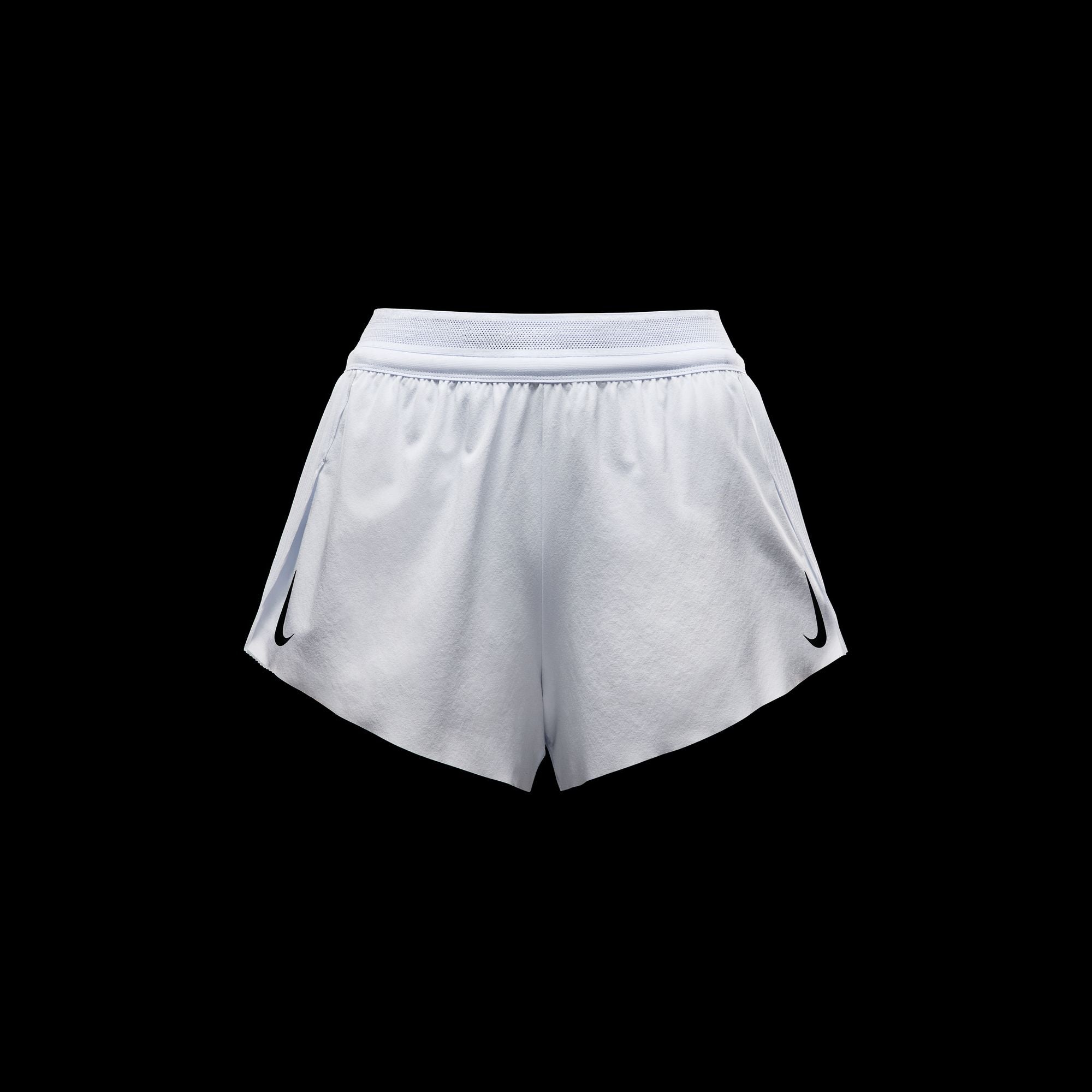 Nike Women's DRI-FIT ADV Aeroswift Mid-Rise Lined Running Shorts - 3-Pack (White/Black) | Moisture-Wicking Athletic Shorts for Running, Gym & Yoga Workouts
