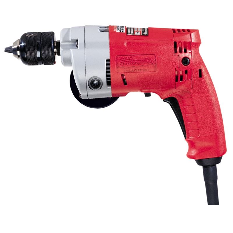 0233 20 3/8 in. Magnum Heavy Duty Drill - 0 to 2800 RPM Variable Speed, Keyless Chuck - Perfect for Woodworking, Metal Drilling & DIY Projects