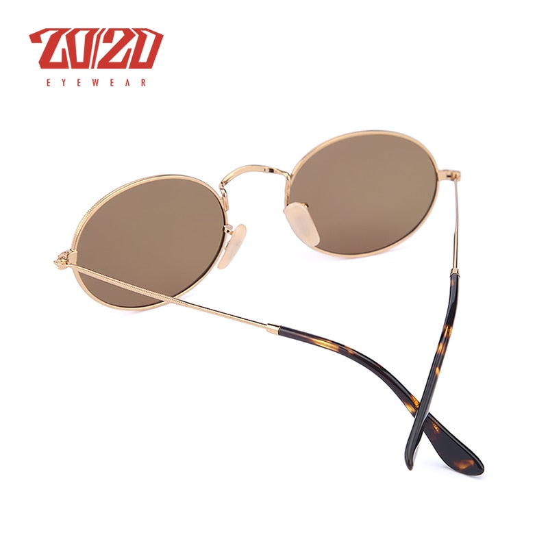 20/20 Polarized Oval Driving Sunglasses for Men & Women - UV Protection, Anti-Glare, Lightweight Comfort - Perfect for Road Trips, Commuting & Outdoor Activities (Model C030)