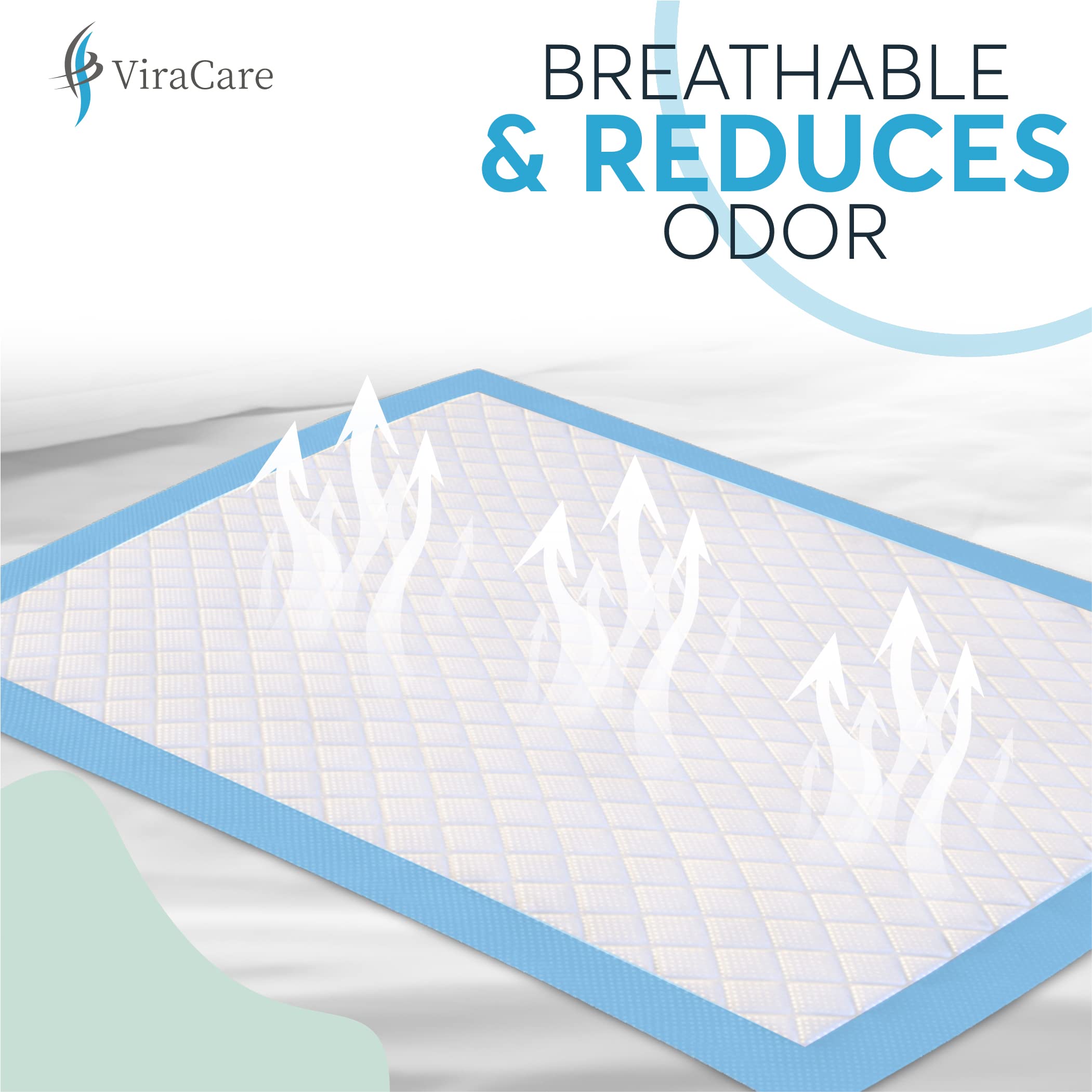 25 Pack Disposable Incontinence Bed Pads 60x90cm with Adhesive Tabs - Waterproof Underpads for Adults & Elderly Care - Ideal for Home, Hospital & Travel Use