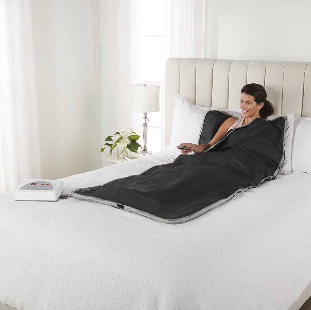 Far Infrared Sauna Blanket for Home Use - Portable Full Body Detox & Relaxation Therapy - Perfect for Stress Relief, Pain Management, and Weight Loss at Home or Gym