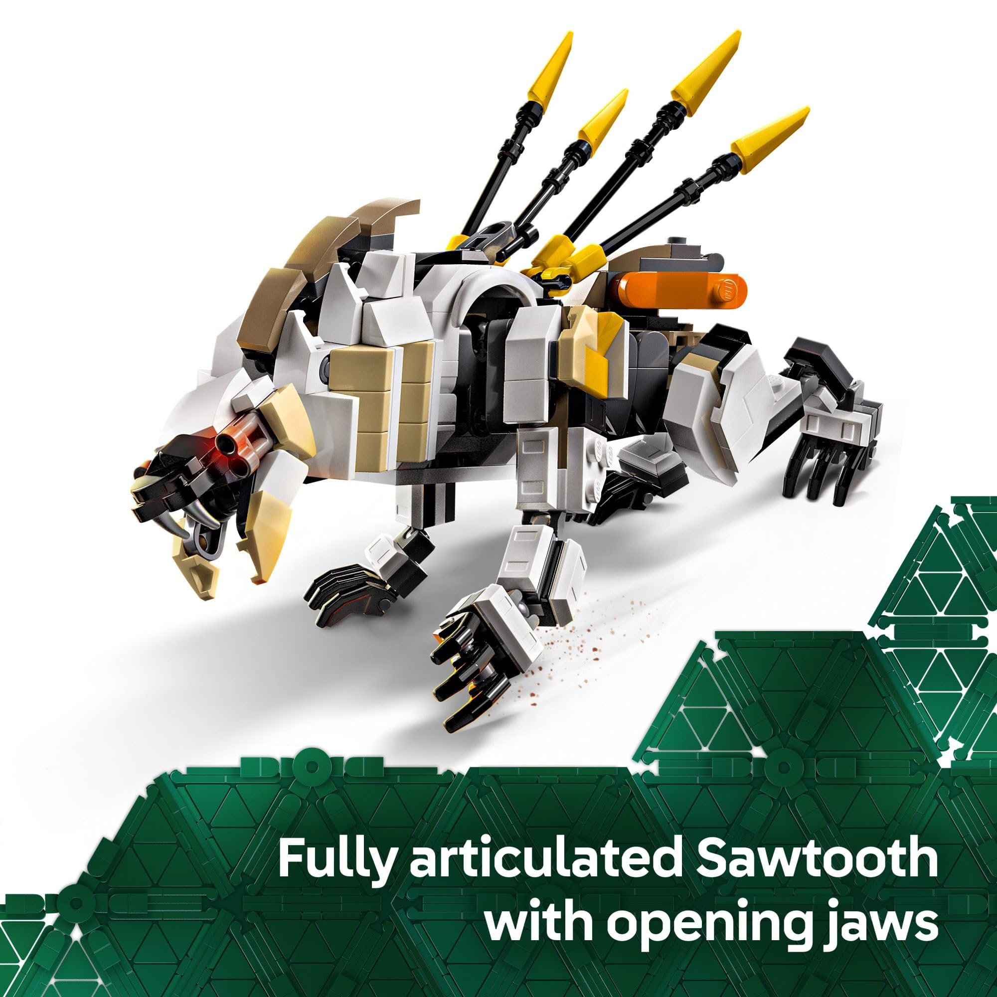 LEGO Horizon Adventures Aloy & Varl vs. Shell-Walker & Sawtooth Building Set - Creative Construction Toy for Kids Ages 9+ - Perfect Gift for Horizon Zero Dawn Fans - 77037 - Great for Playtime, Collecting, and Display