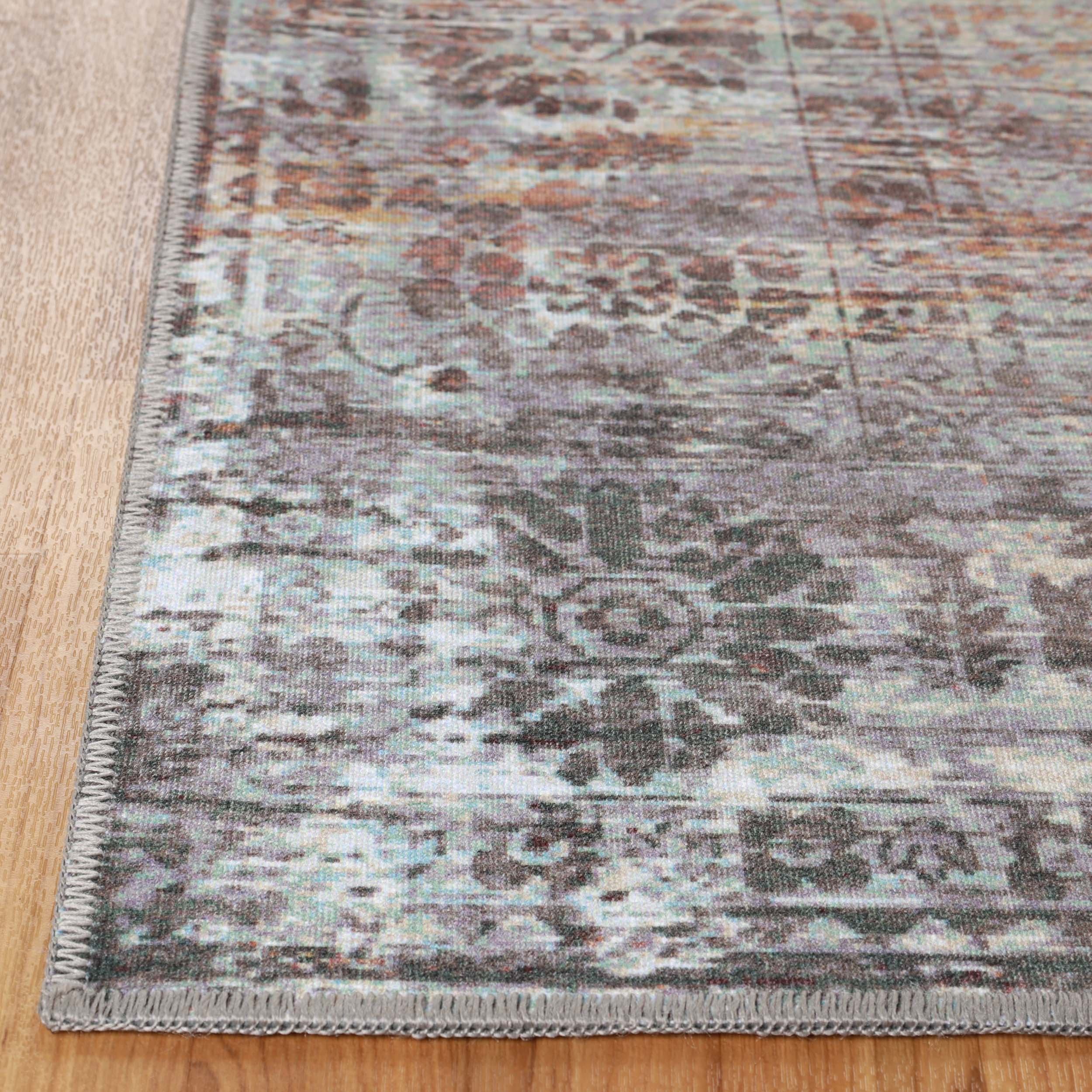 Macaw Lattice Non-Slip Washable Indoor Area Rug - Soft Comfort for Living Room, Bedroom, or Hallway Runner