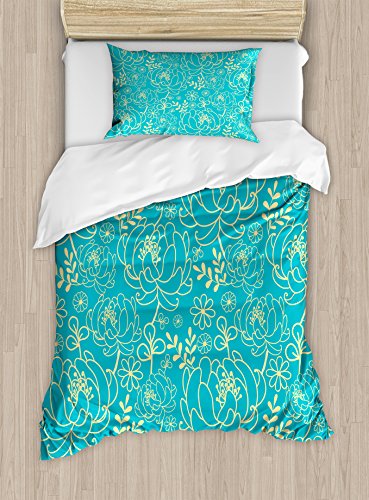 Turquoise Pale Yellow