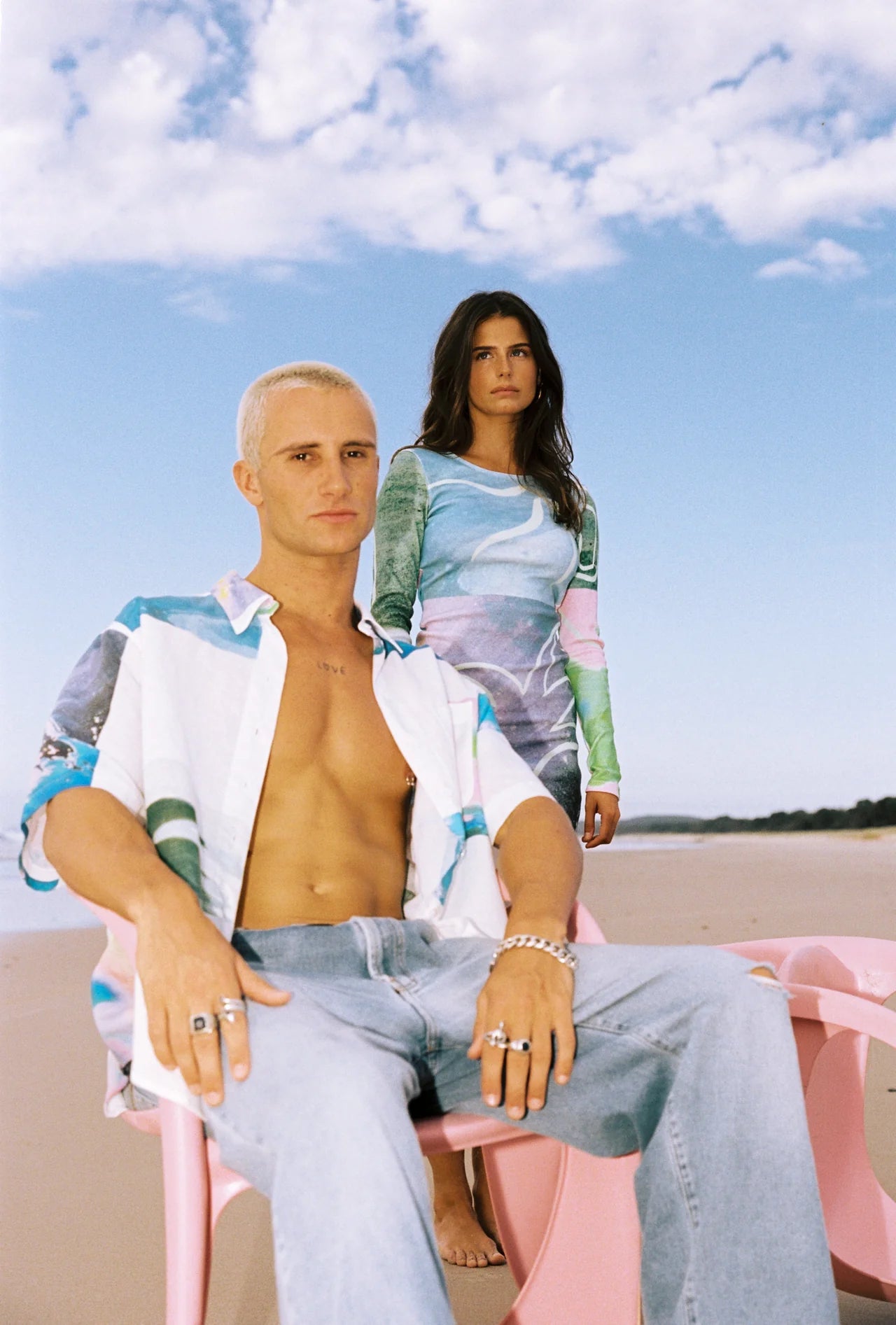 Big Shirt SEA SPACE - Oversized Comfortable T-Shirt for Men & Women - Perfect for Casual Wear, Lounge, and Outdoor Activities