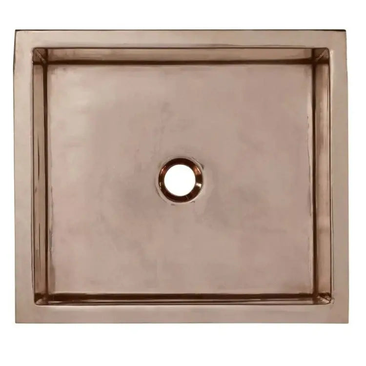 Thompson Kahlo 17 Handcrafted Polished Rose Gold Kitchen Sink   KPA 1715T
