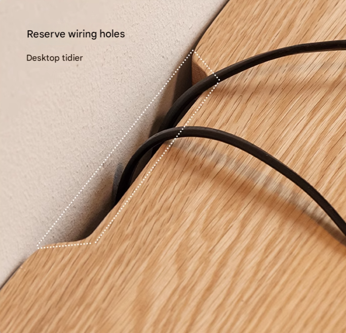 Premium Oak Solid Wood Office Desk - Durable & Stylish Home Office Furniture for Work & Study