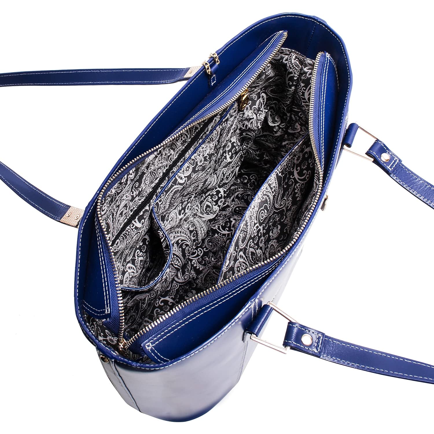 McKlein Stylish & Durable Leather Tote Bag for Women - Perfect for Work, Travel & Everyday Use | Premium Handbag with Multiple Pockets & Adjustable Strap