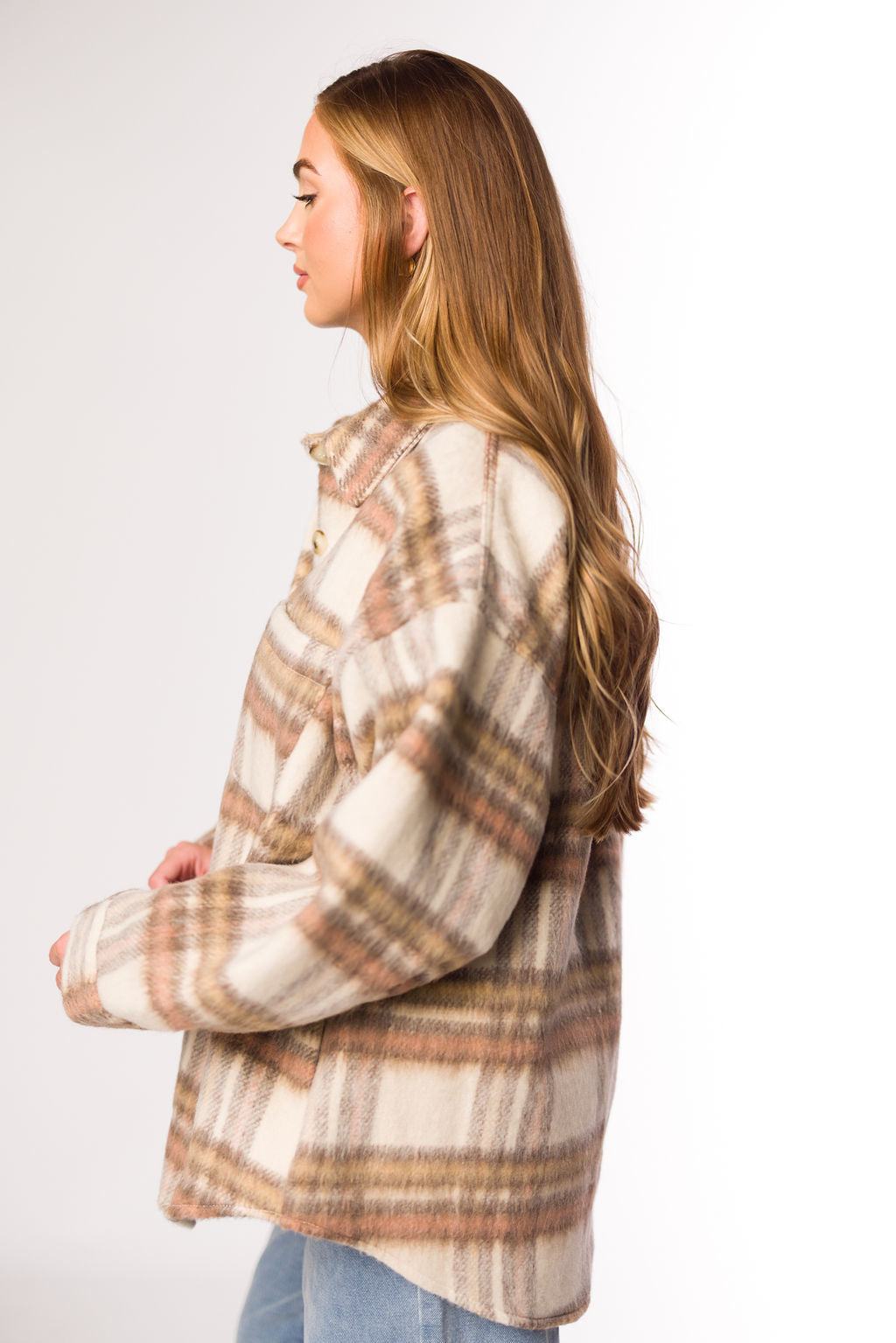 Kingston Flannel Jacket for Men - Soft & Warm Natural Plaid Shirt Jacket - Perfect for Outdoor Camping, Hiking & Casual Wear