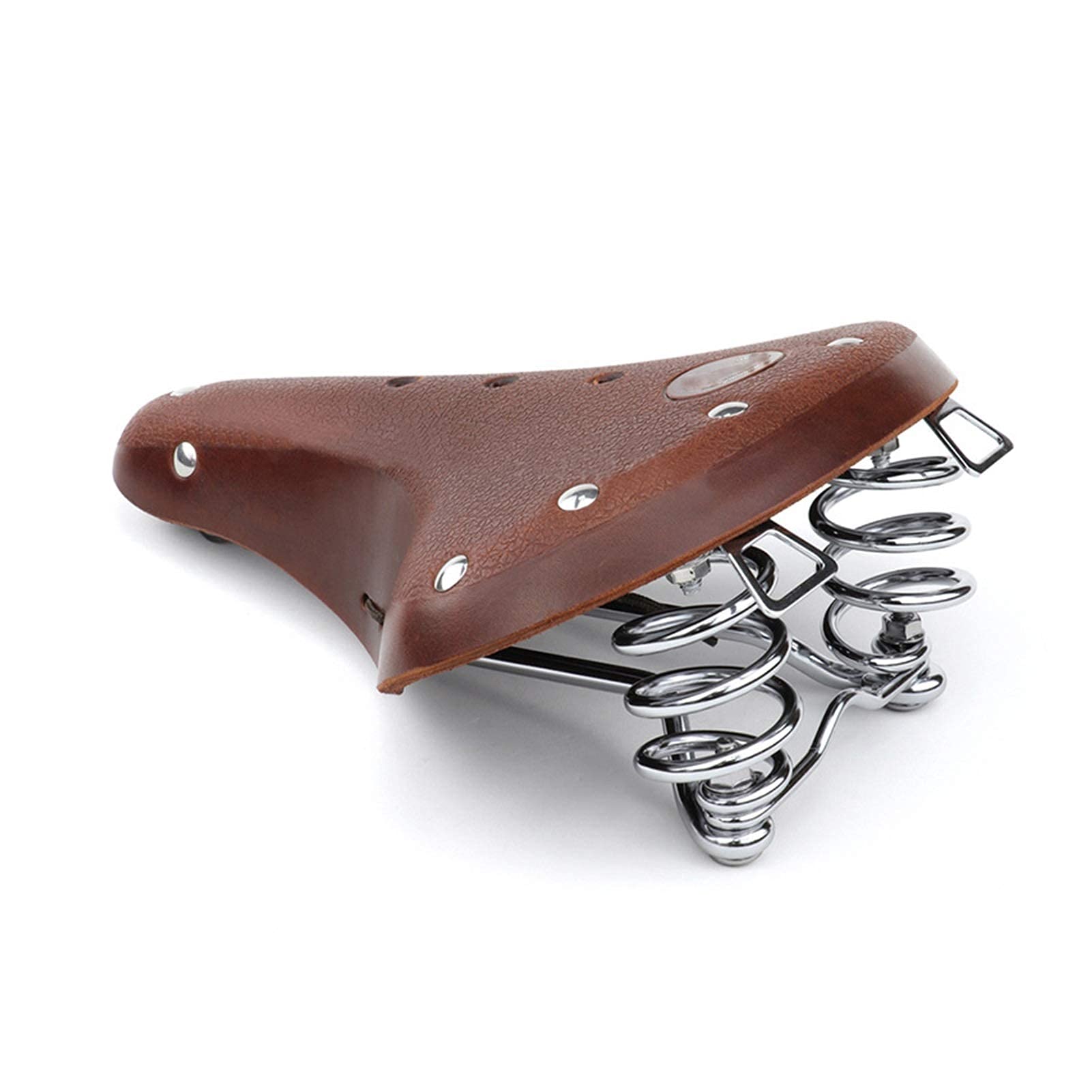 Premium Bicycle Seat Saddle - Comfortable MTB/Road Bike Saddle for Mountain & Racing Bikes | Genuine Cow Leather, Soft Cushion Support | Ideal for Long Distance Cycling, Commuting & Outdoor Adventures