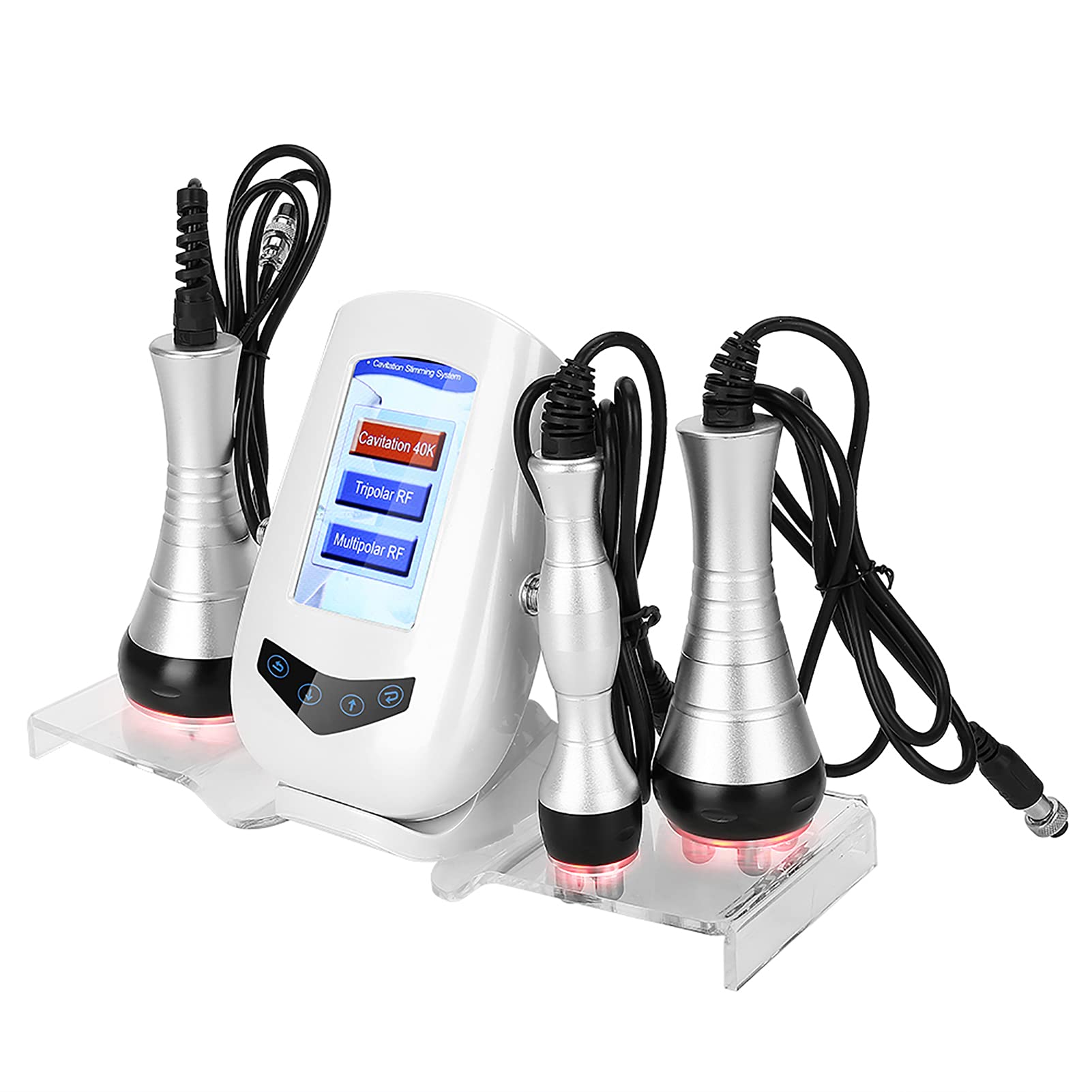 3 in 1 Cavitation Machine - RF Vacuum Body Slimming & Facial Skin Care Device for Weight Loss, Body Sculpting & Firming | Professional Lipocavitation & Radio Frequency Beauty Equipment for Home Spa & Salon Treatments