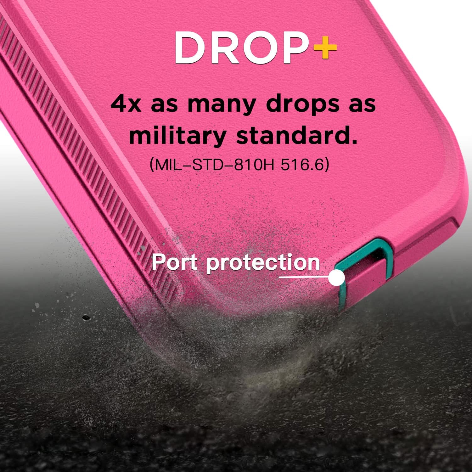 iPhone 14 Plus Case (6.7 Inch) Shockproof Durable Protective Cover - Perfect for Outdoor Activities, Travel & Daily Use