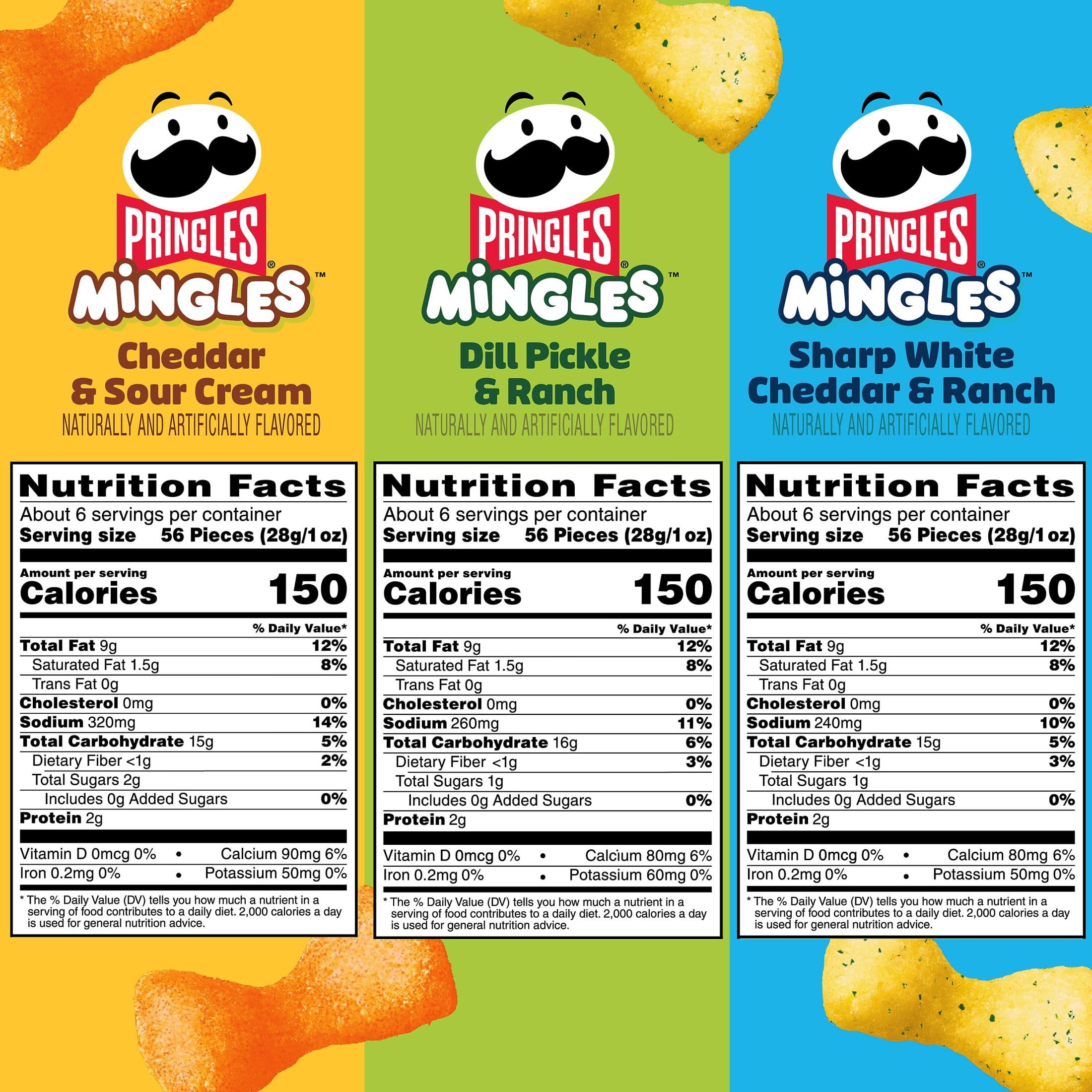 **Pringles Mingles Puffed Snacks Variety Pack - Cheese Puffs & Salty Snacks (3 Bags) - Perfect for Parties, Movie Nights & On-the-Go Snacking**