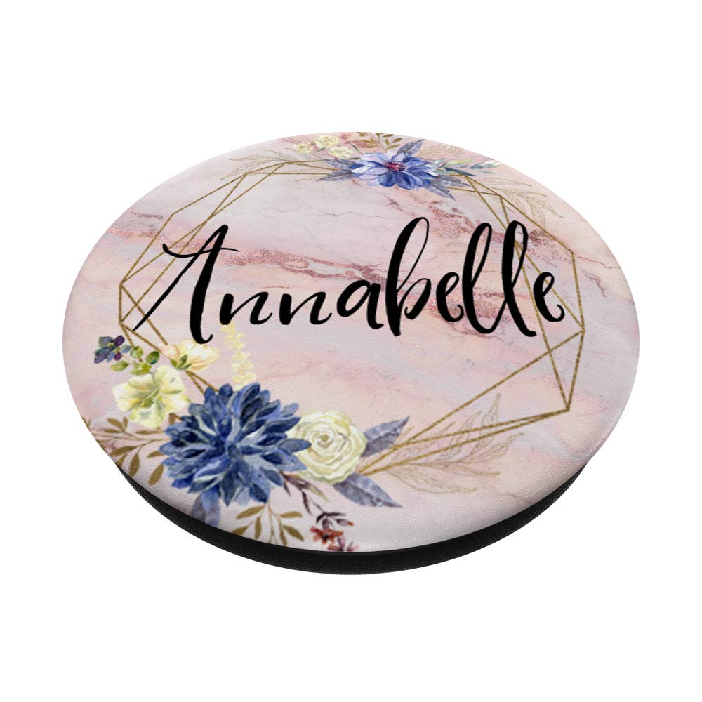 Annabelle Name on Flowers Rose Pink Pattern - Personalized Floral Design for Home Decor, Gifts, and Special Occasions