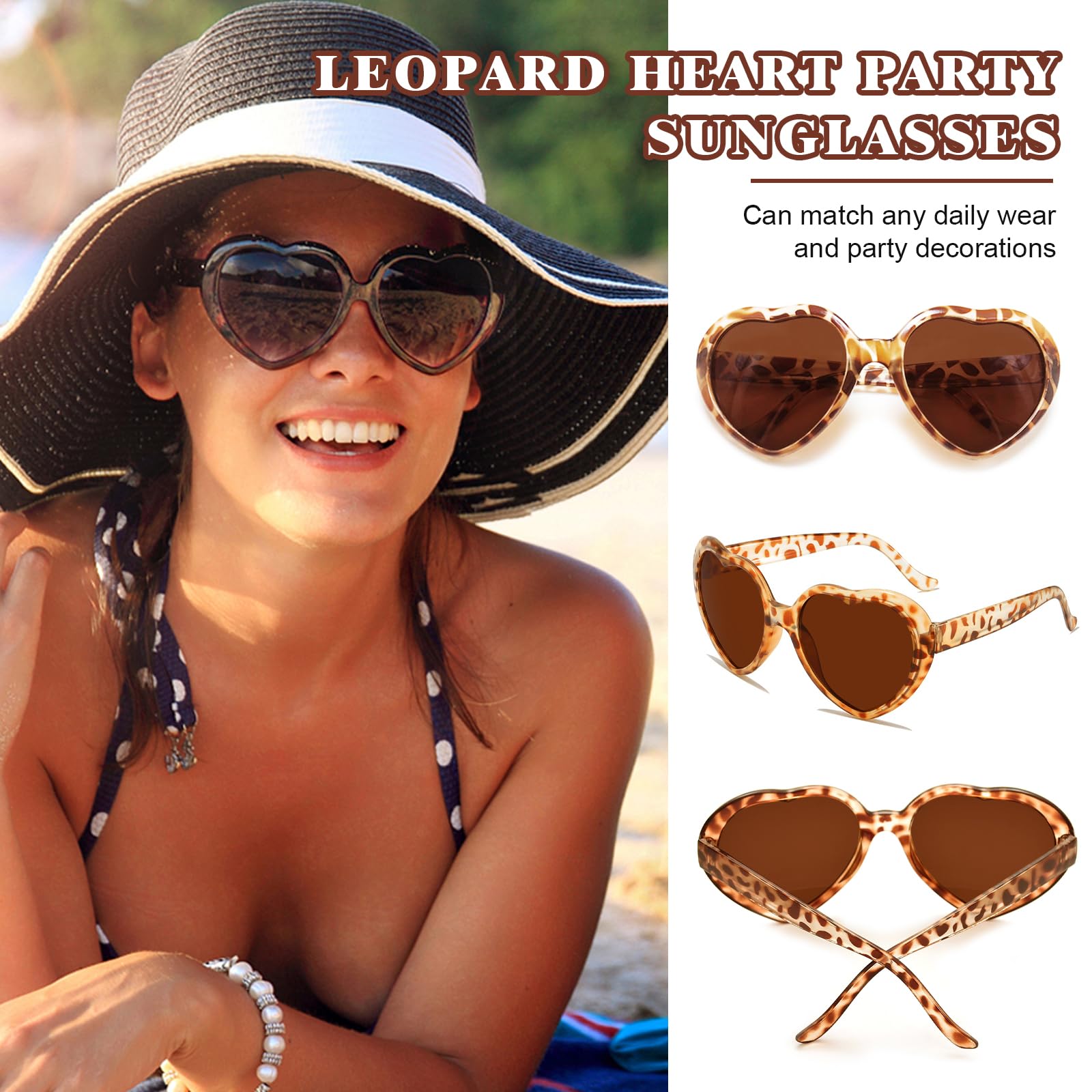 Wholesale Neon Heart Sunglasses for Party Favors - Fun & Vibrant Accessories for Birthday, Bachelorette & Festival Events
