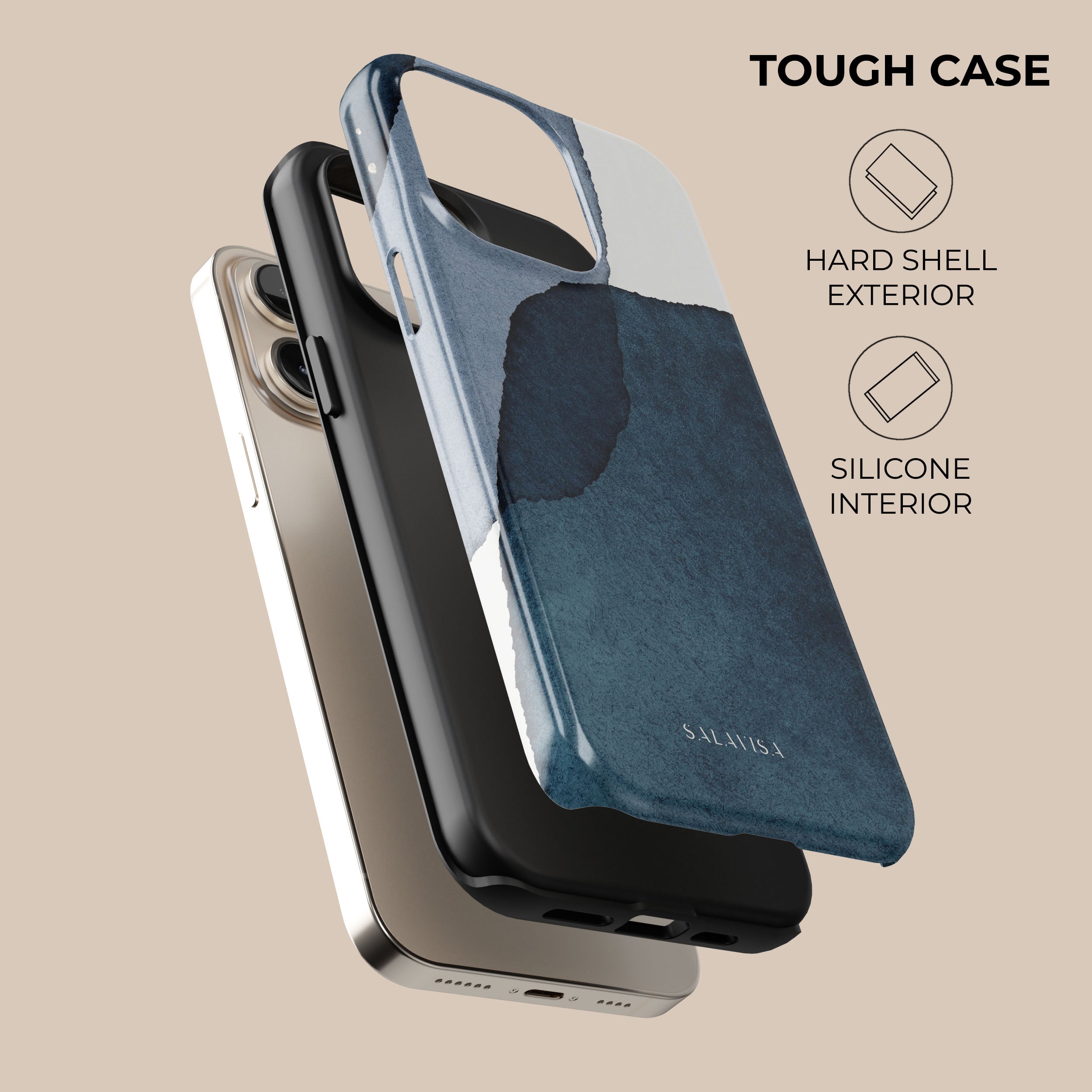 Premium Shockproof Blue Intensity Phone Case - Durable Protection for iPhone & Android - Perfect for Outdoor, Travel & Everyday Use