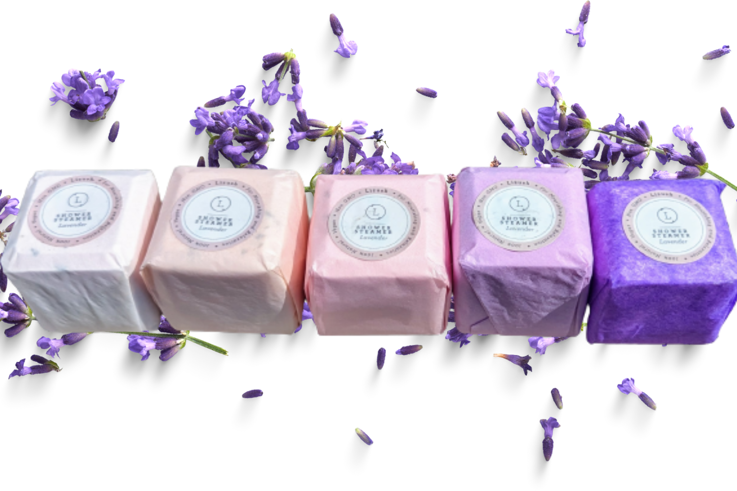 Bulk 100% Natural Vegan Aromatherapy Shower Steamers - 6 Mix Scents for Relaxation & Stress Relief - Perfect for Spa, Bath, and Self-Care Gifts