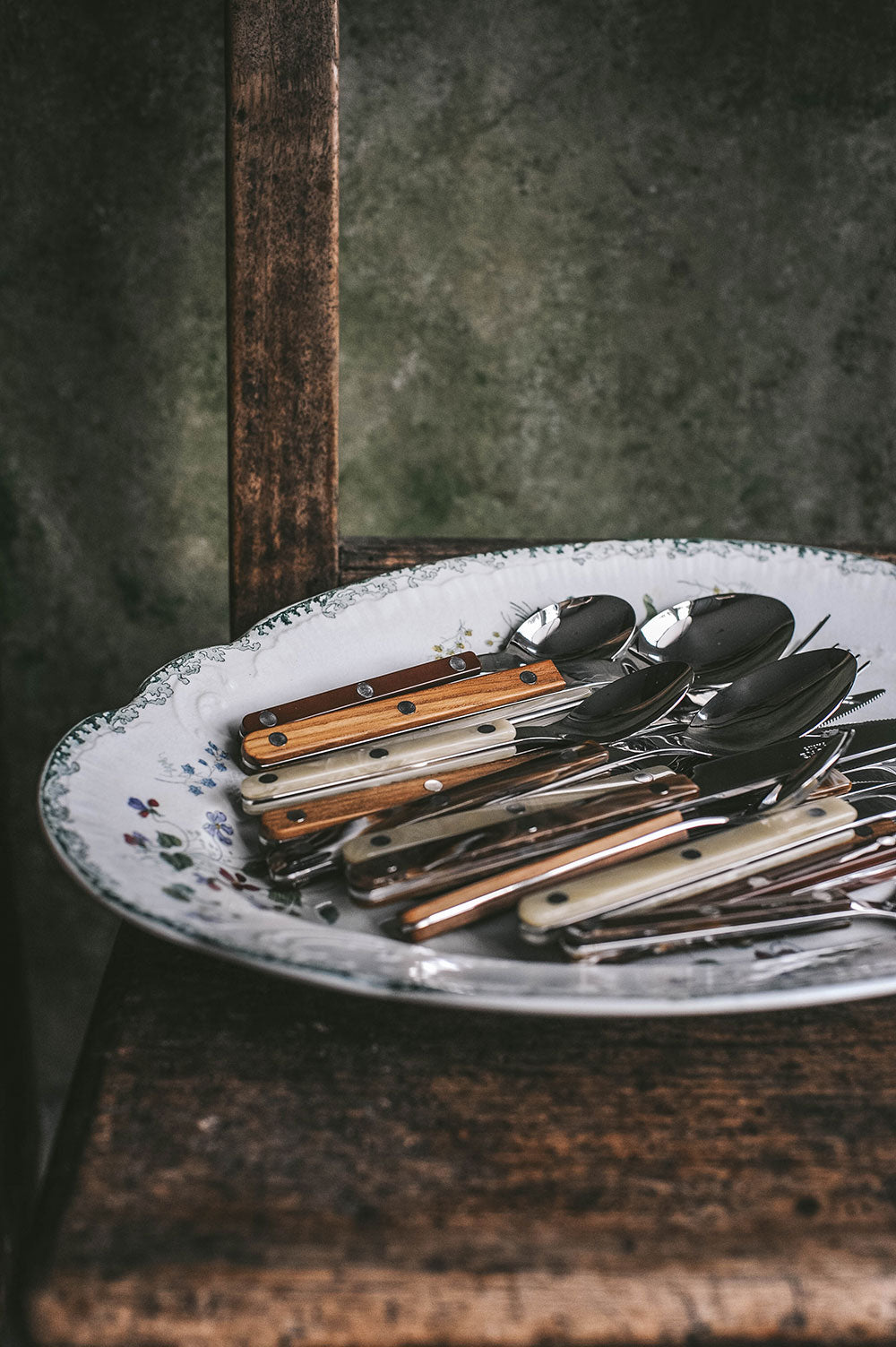 Premium Chocolate Flatware Set - 24-Piece Stainless Steel Dessert Forks and Spoons for Parties, Weddings, and Elegant Dining