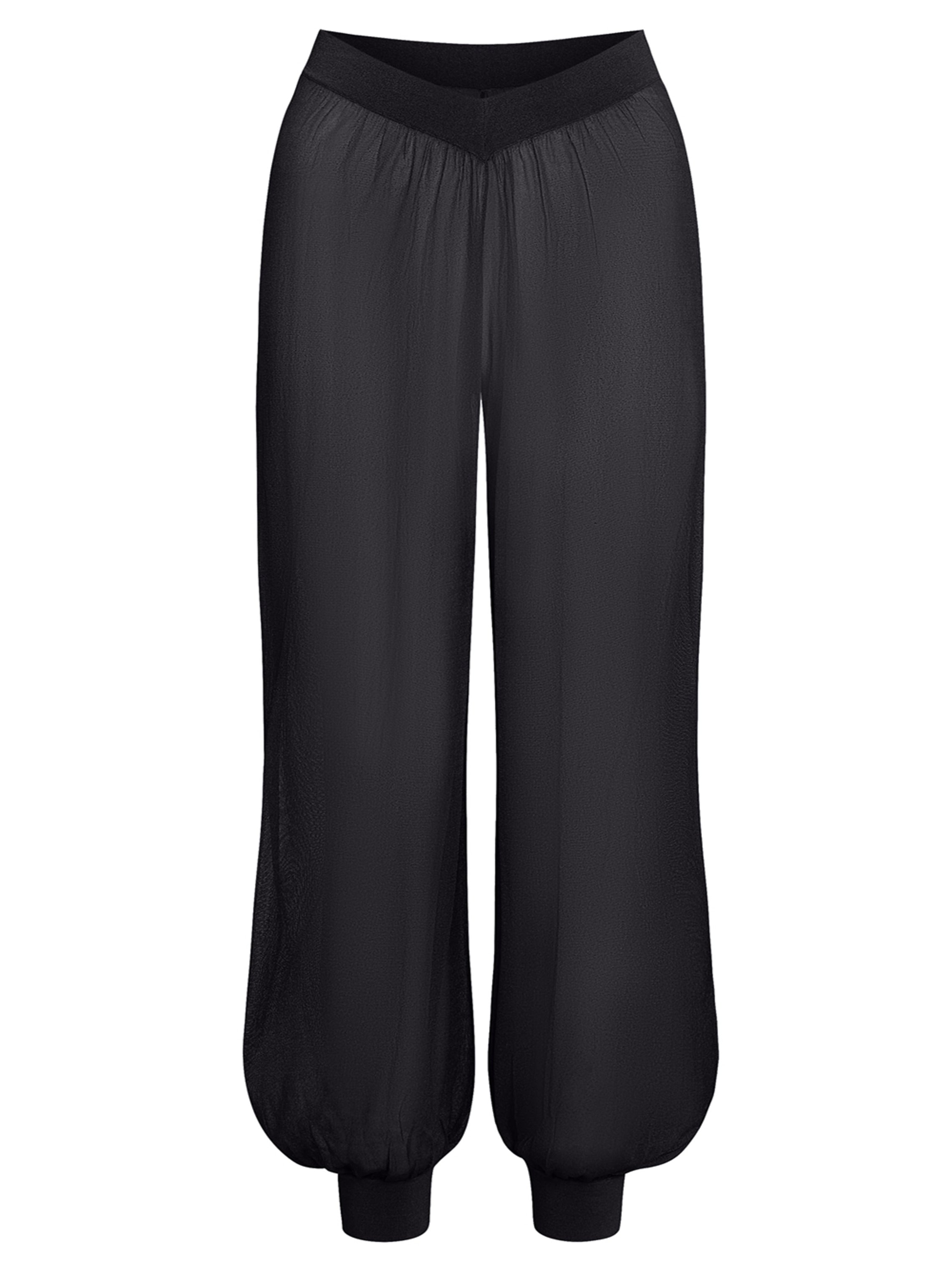 Goa Pants for Women - Soft & Comfortable Black Cotton Lounge Pants - Perfect for Yoga, Travel & Relaxation at Home