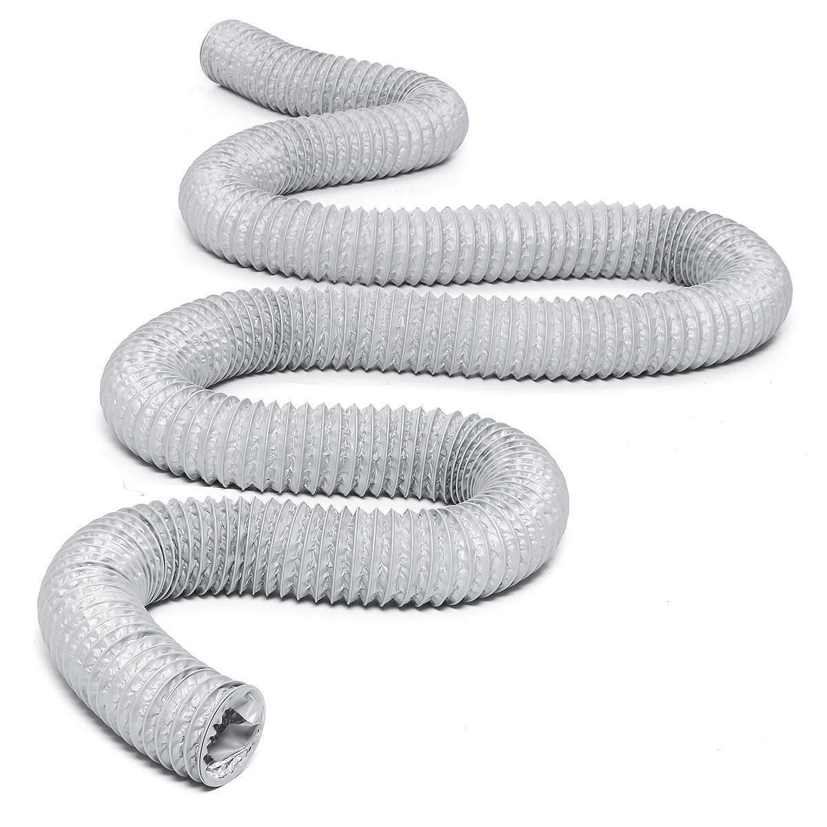 LCXEGO 80mm 100mm 110mm 130mm 150mm Portable AC Exhaust Hose - Flexible Air Conditioner Vent Pipe for Window & Portable AC Units - White 6M Length (DIA.150MM) - Perfect for Home, Office & RV Cooling