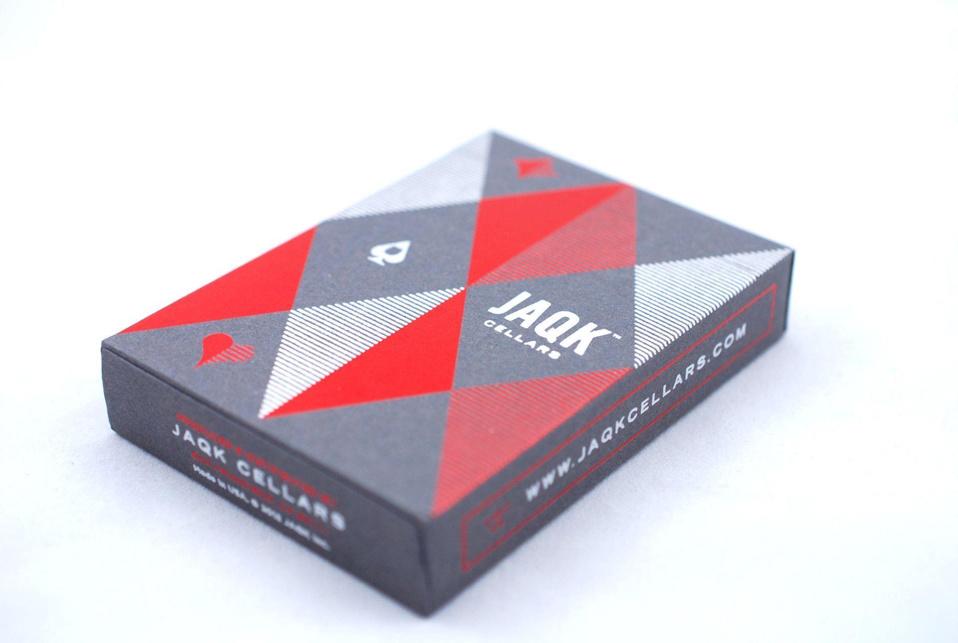 Red Jaqk Playing Cards - Premium Quality Poker Cards for Magic Tricks, Cardistry & Casino Games | Perfect for Poker Nights, Magic Shows & Professional Card Players
