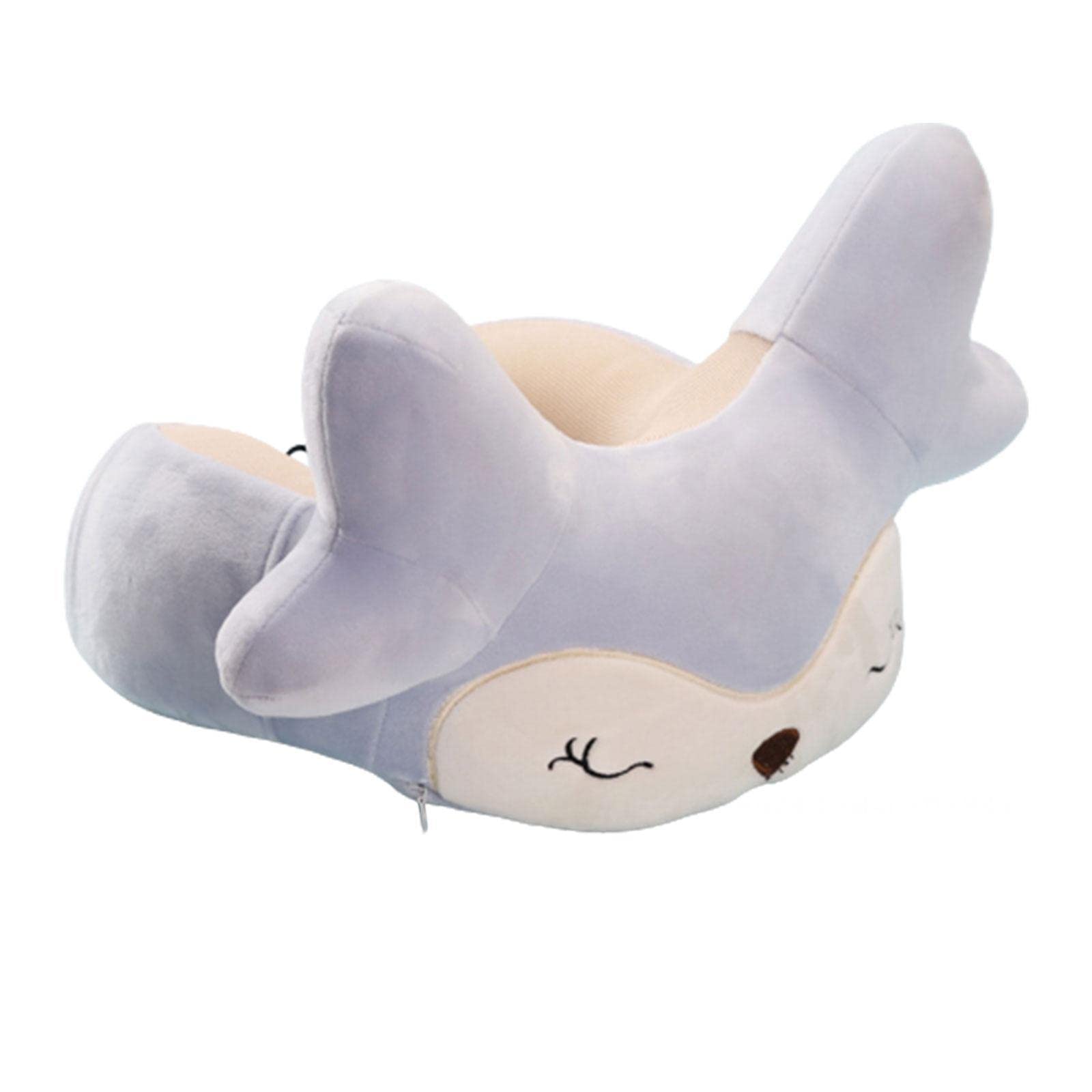 Sweetop Memory Foam Travel Neck Pillow for Airplane & Car - Ultra Comfortable & Lightweight with Washable Cover - Perfect Travel Accessory for Long Flights, Road Trips & Office Naps