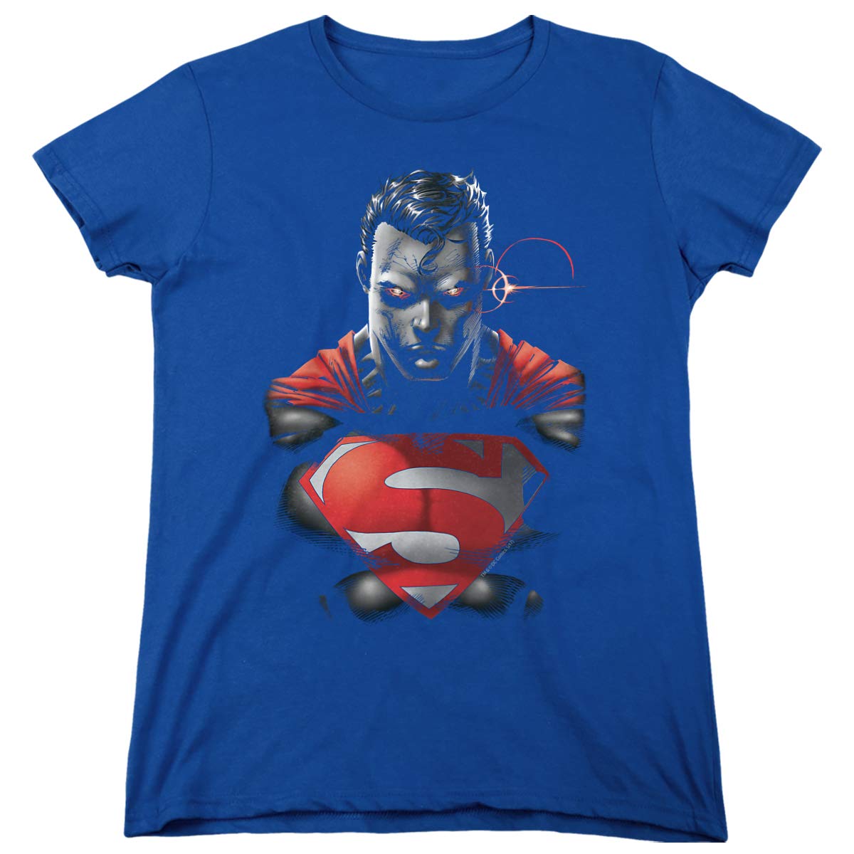 Superman Heat Vision Charged Women's T-Shirt | Graphic Tee for Comic Fans | Perfect for Cosplay, Conventions & Casual Wear