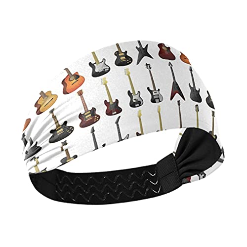 Set of 3 Stretchy Women's Headbands for Yoga, Workout & Exercise - Breathable Sweat-Wicking Hair Bands & Head Wraps - Perfect for Sports, Running & Fitness Activities