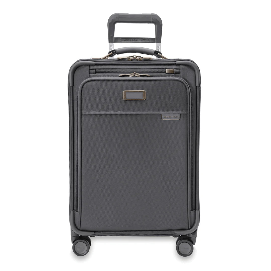 Briggs & Riley Baseline Essential Carry-On Spinner Luggage - Lightweight Durable Suitcase for Business Travel & Weekend Getaways