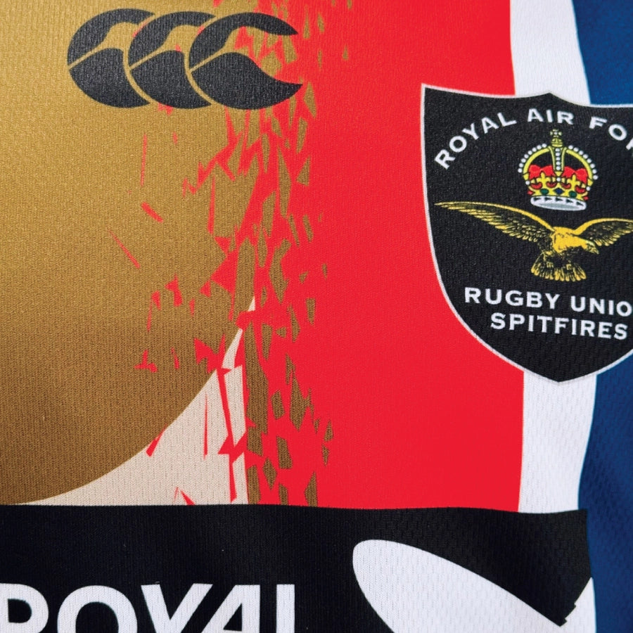 Canterbury RAF Camo 7s Replica Rugby Shirt - Authentic Rugby Jersey for Fans & Players - Perfect for Matches, Training & Casual Wear