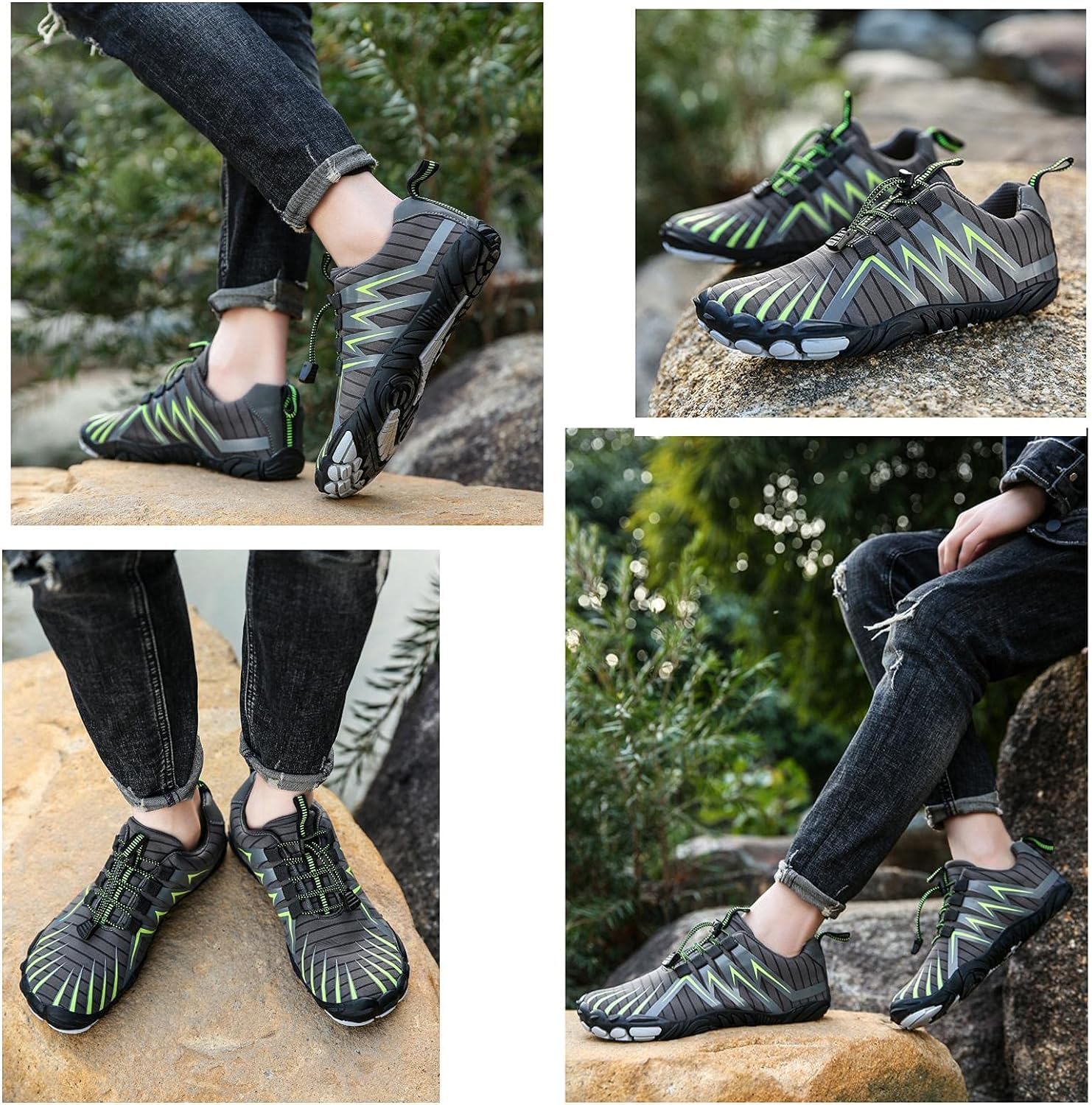 Men's Waterproof Lightweight Hiking & Trekking Shoes - Breathable Trail Running & Walking Shoes for Outdoor Adventures | Perfect for Hiking, Backpacking & Daily Wear