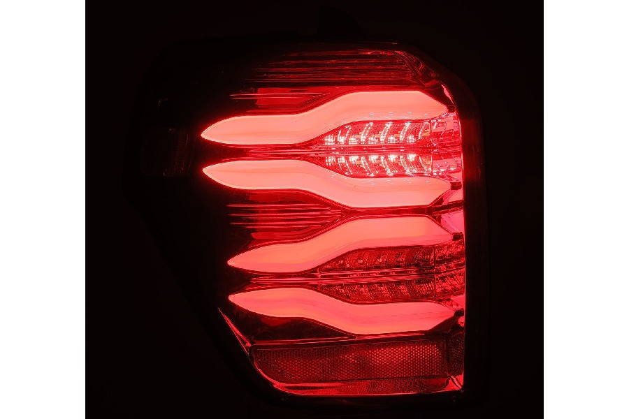 2010-2022 Toyota 4Runner AlphaRex Pro Series LED Tail Lights - Red Smoke Lens - Enhanced Visibility & Style - Perfect for Off-Roading & Night Driving