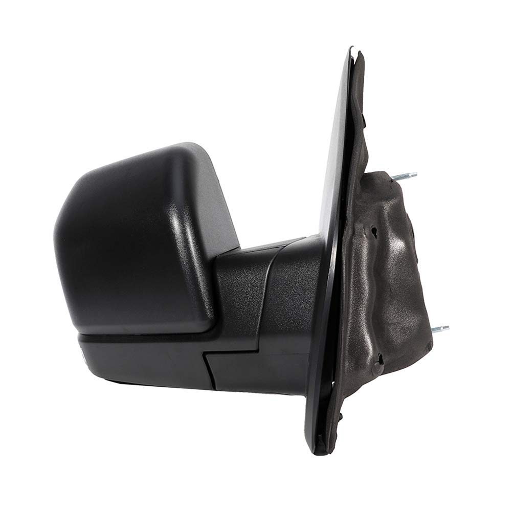 2015-2019 Ford F150 Power Adjustable Heated Towing Mirrors with Turn Signal - Black Housing Manual Folding & Telescoping Pair (Left & Right) - Perfect for Truck Towing, Highway Driving & Enhanced Visibility