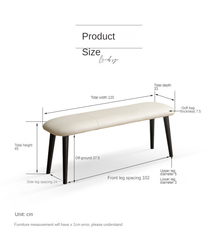 Solid Oak Wood Storage Bench with Upholstered Seat - Perfect for Entryway, Bedroom, or Living Room Organization