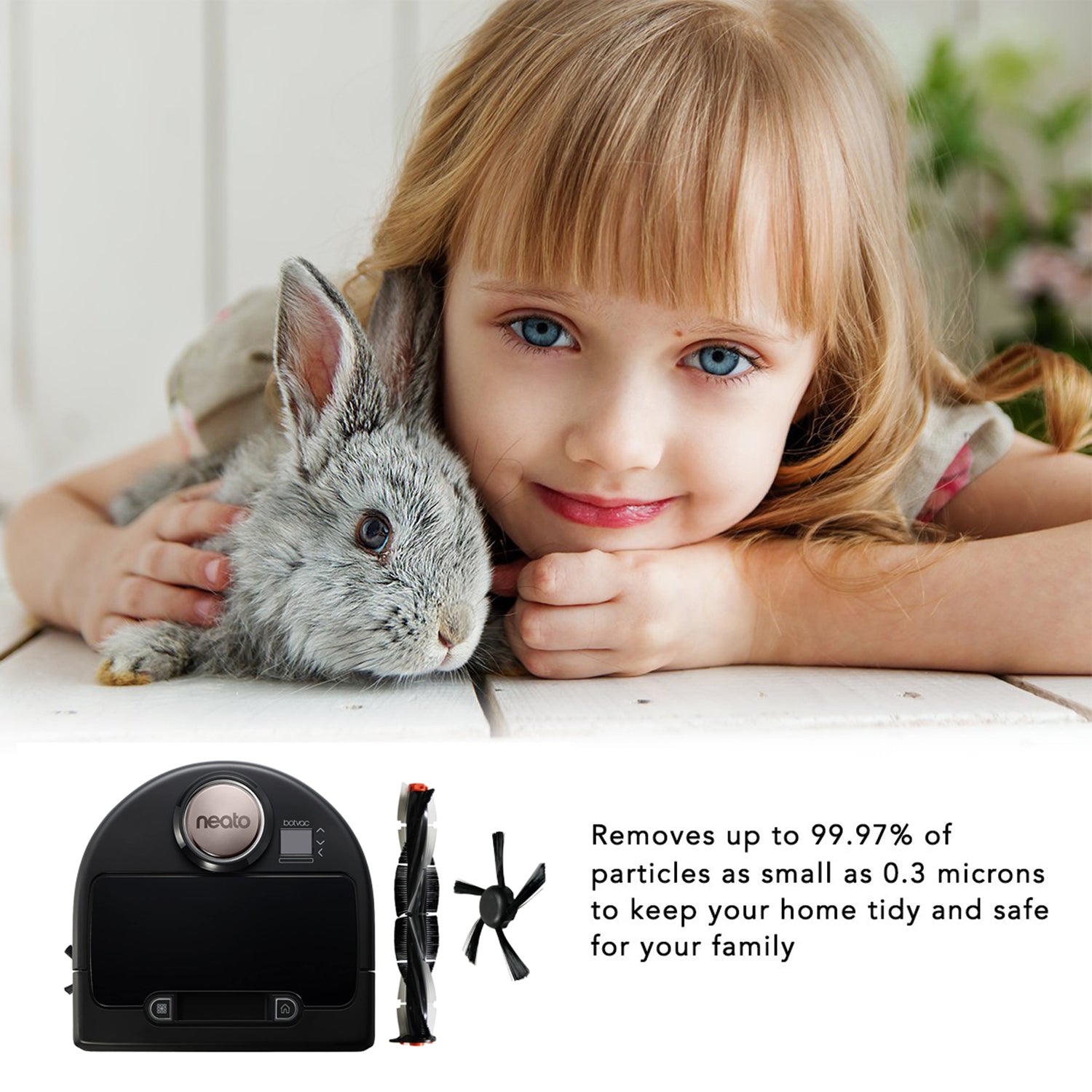 MaximalPower Replacement Main & Side Brush Compatible with NEATO 70e, 75, 80, 85 & D Series D75, D80, D85 and Botvac Connected Robot Vacuums - Perfect for Pet Hair, Hard Floors & Carpet Cleaning