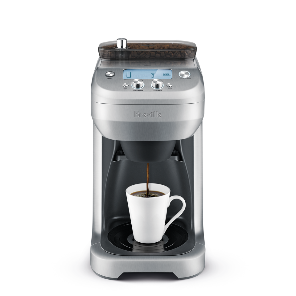 Breville Grind Control™ BDC650BSS Programmable Coffee Maker with Built-in Grinder - Freshly Ground Coffee for Home & Office Use