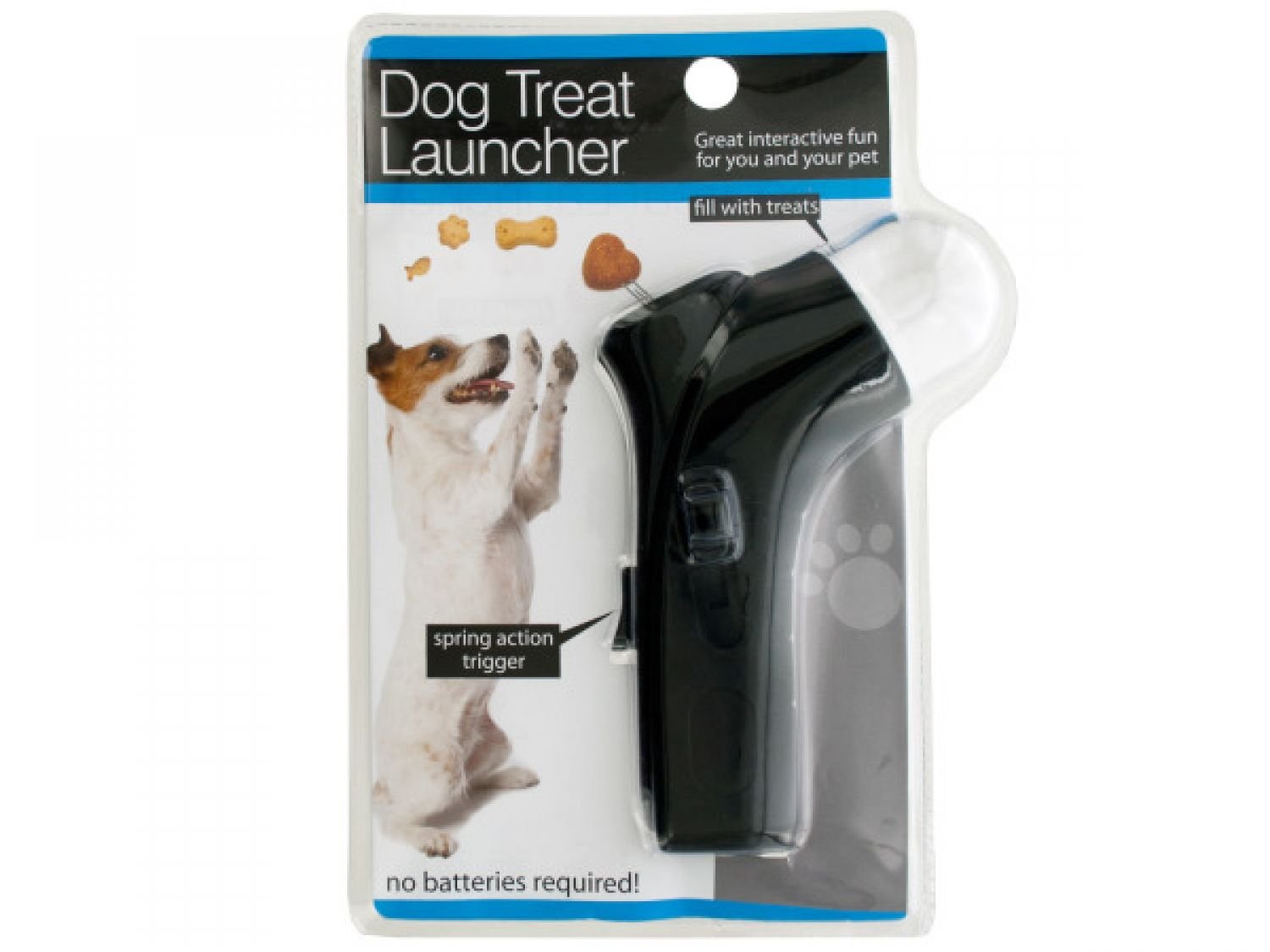 StarSun Depot Dog Treat Launcher with Spring Action Trigger - Set of 6 Interactive Pet Toys for Training & Outdoor Play | Durable Dog Treat Dispenser for Reward System & Bonding Activities