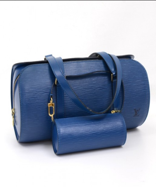 LV Soufflot Bag Black Epi Leather - Luxury Designer Handbag for Women | Perfect for Work, Travel & Evening Events
