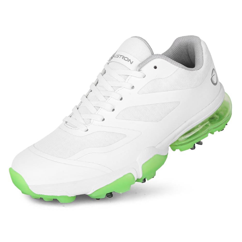 THESTRON Men's Professional Golf Shoes with 8 Spikes - Lightweight Waterproof Outdoor Sport Sneakers for Men - Perfect for Golf Courses & Casual Wear