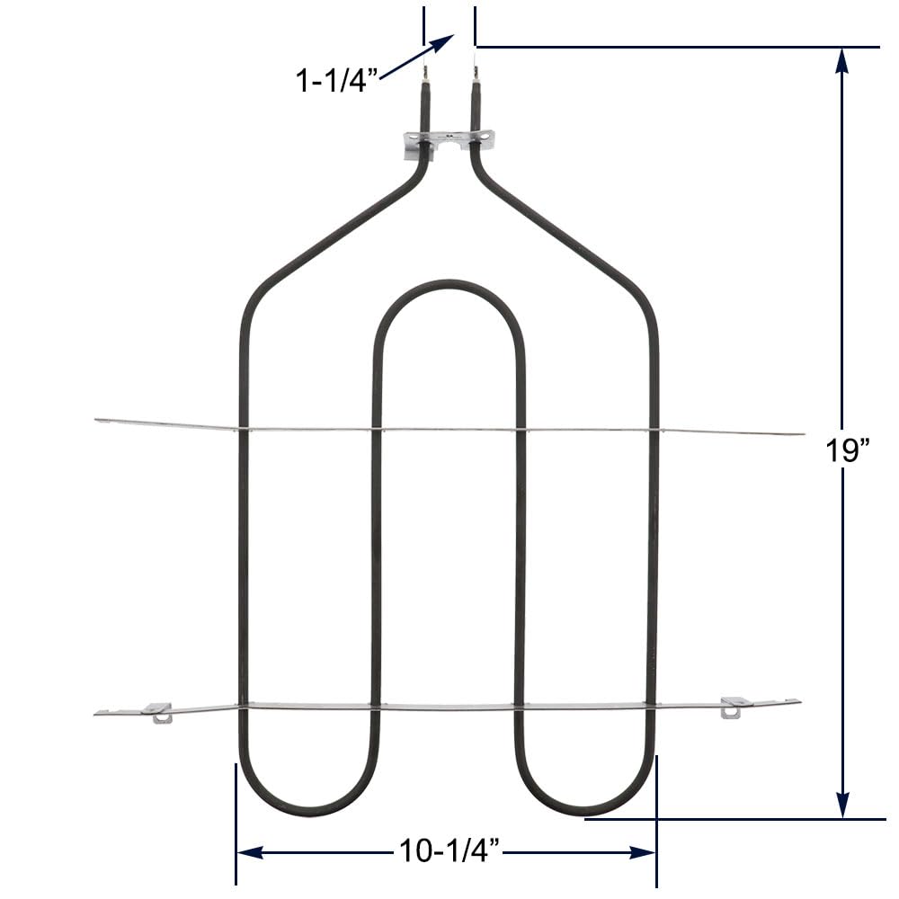 PRYSM WB44T10009 Oven Broil Element Replacement - Compatible with GE, Hotpoint, RCA, Replaces 770548, AH249284, EA249284, PS249284 - Perfect for Home Kitchen Appliance Repair & Maintenance