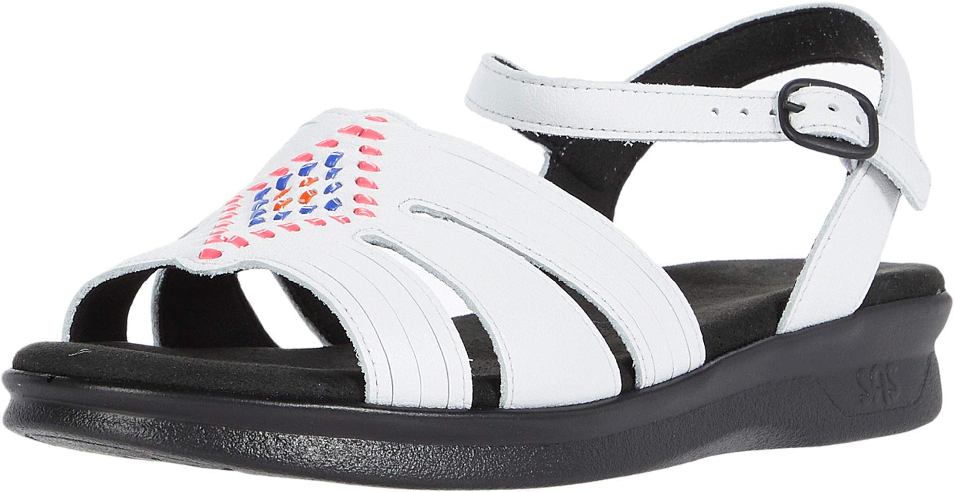SAS Women's Comfortable Flat Sandals - Breathable & Supportive Summer Shoes for Walking, Travel & Casual Outfits